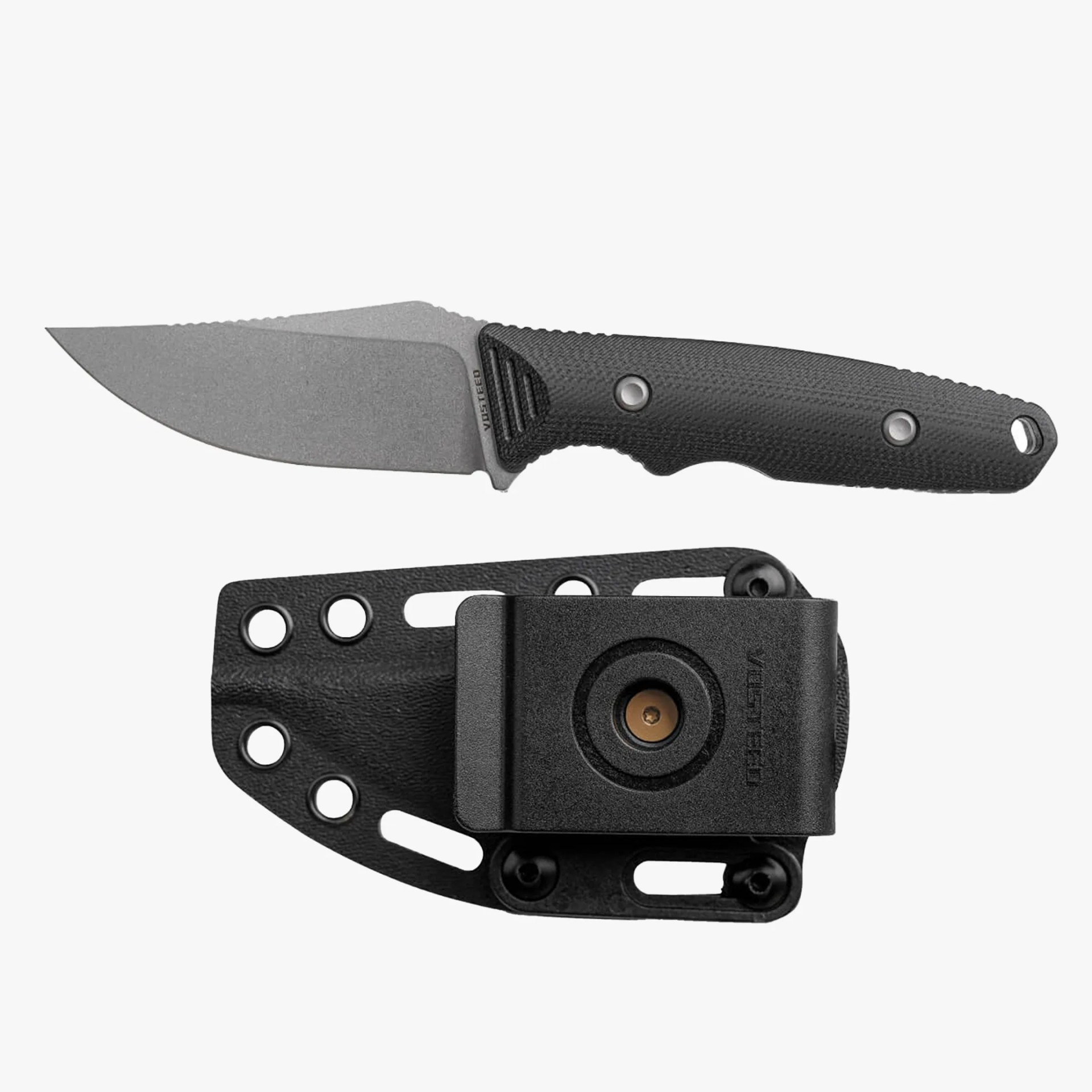 Vosteed H Back fixed blade knife with SOAR Clip