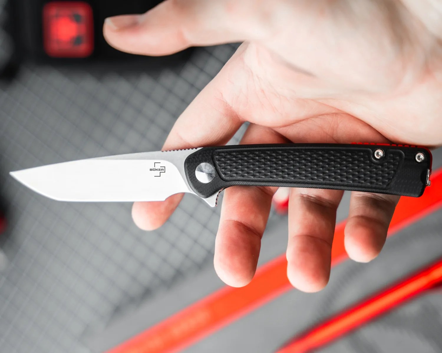 boker fire ant deployed in hand