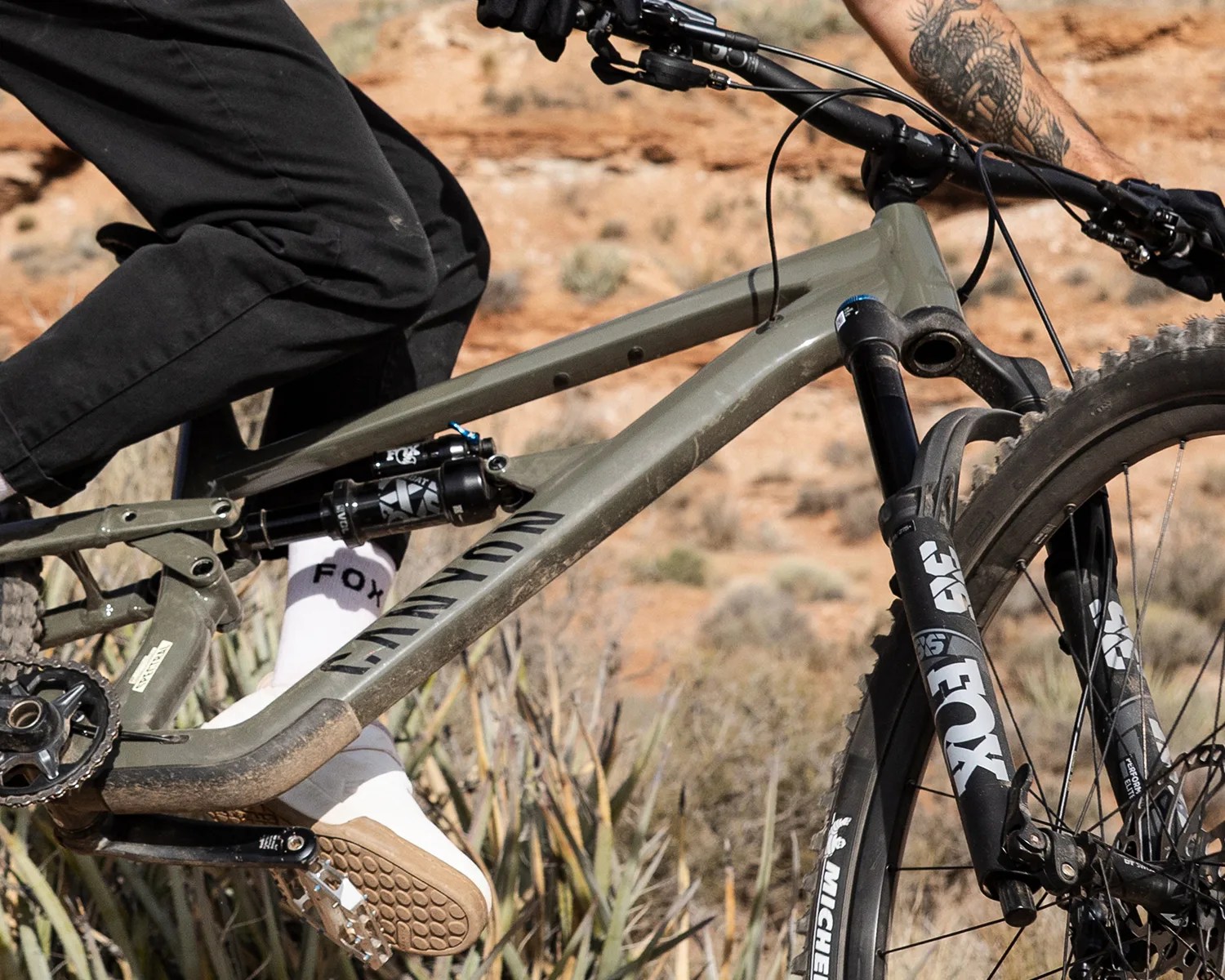 canyon spectral 6 suspension detail