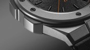 closeup of a chopard sports watch