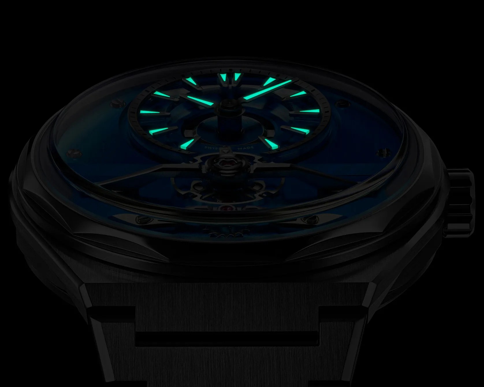 a watch in the dark