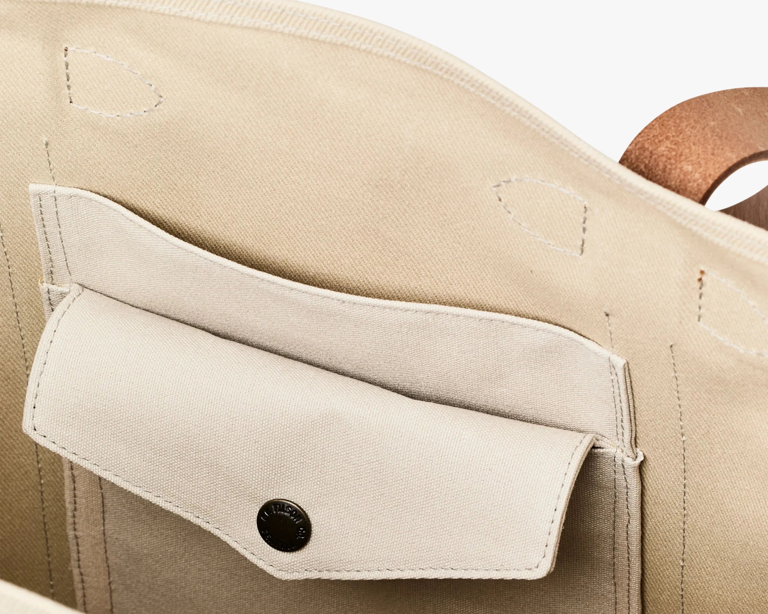 white filson bag