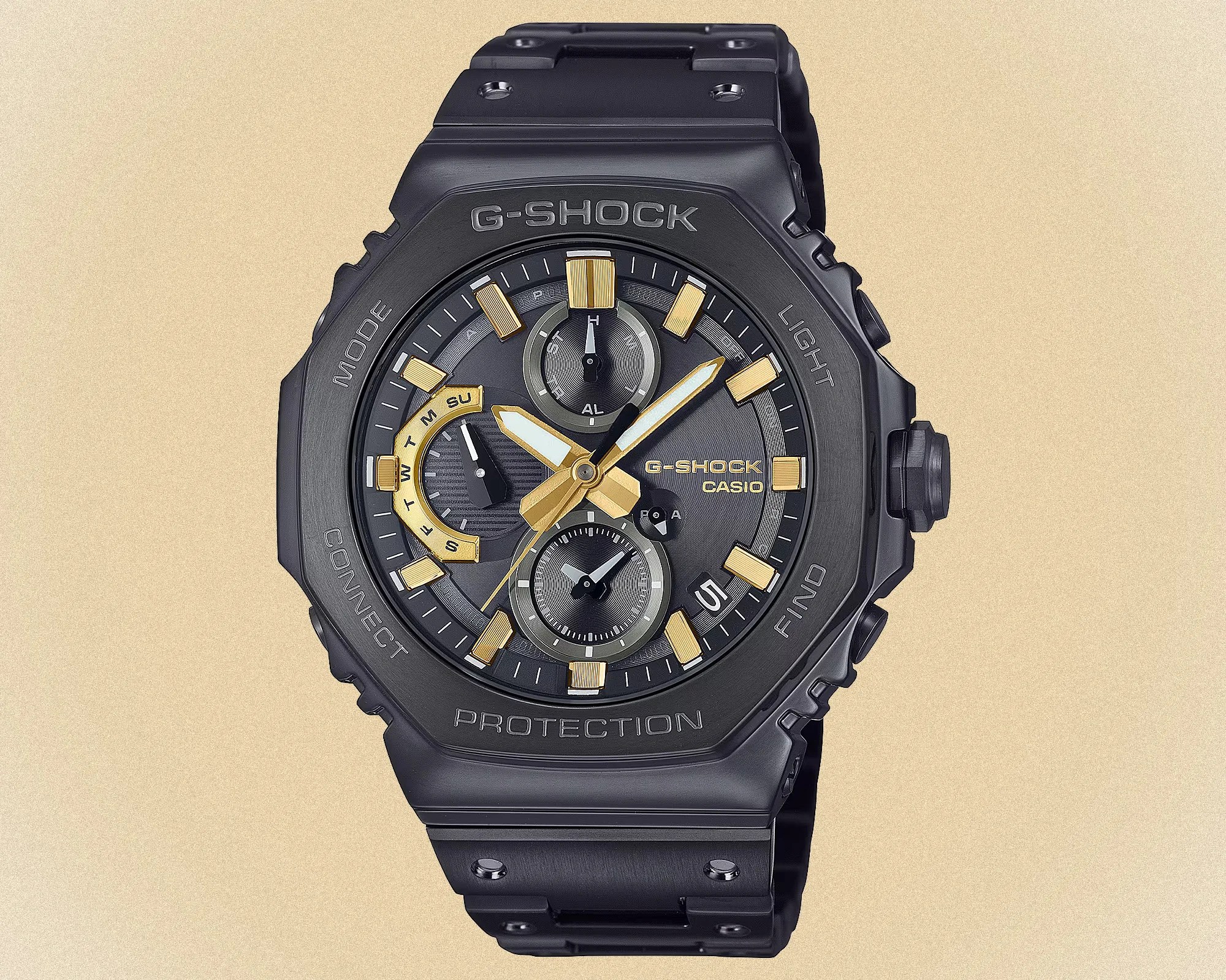 a black g-shock watch