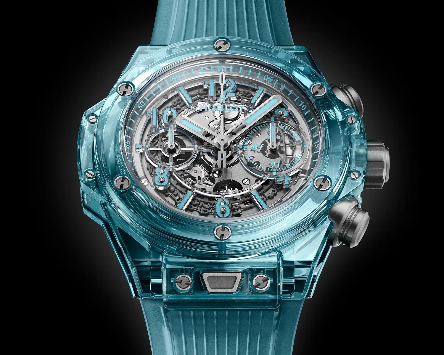 a sapphire hublot watch