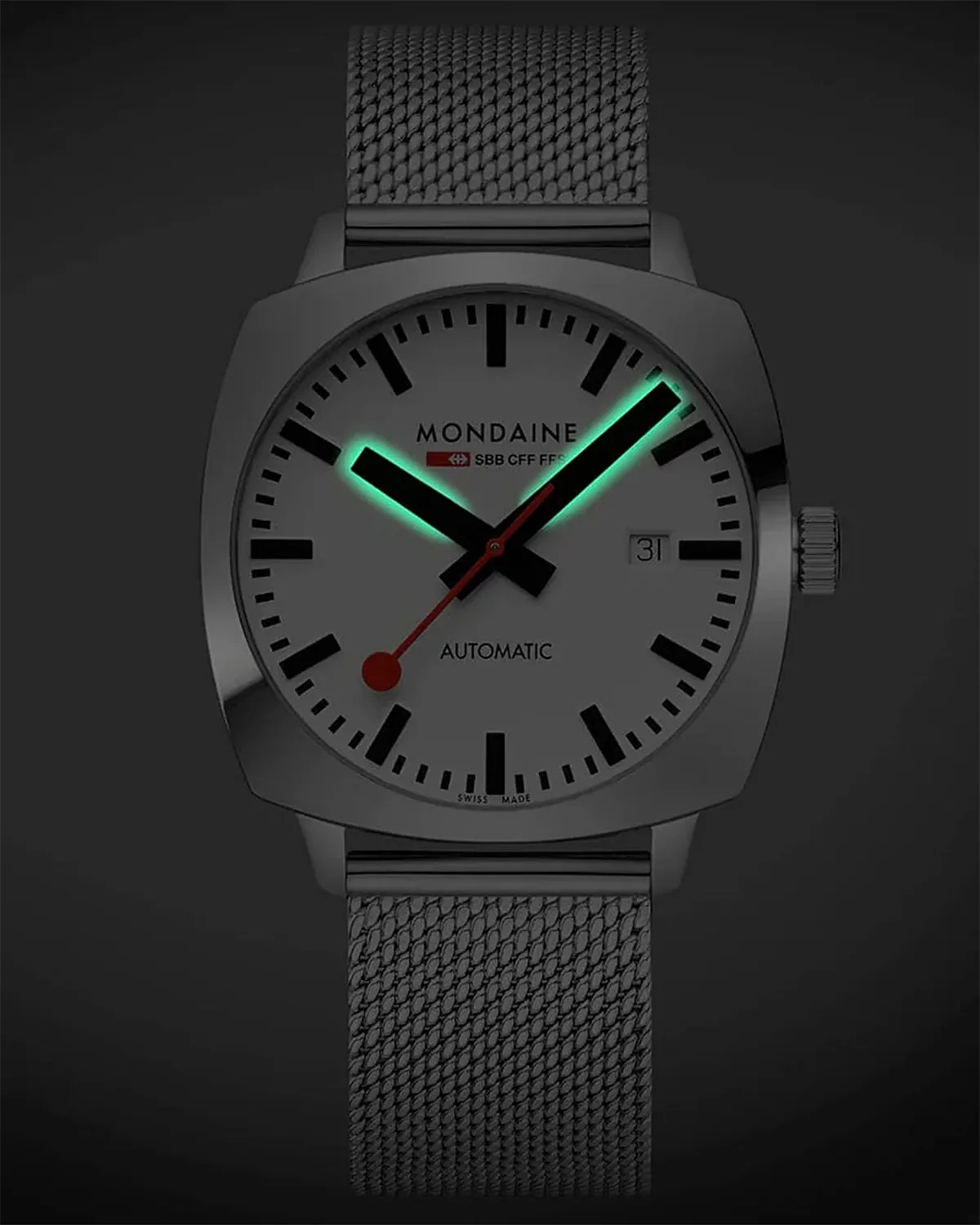 a watch in the dark