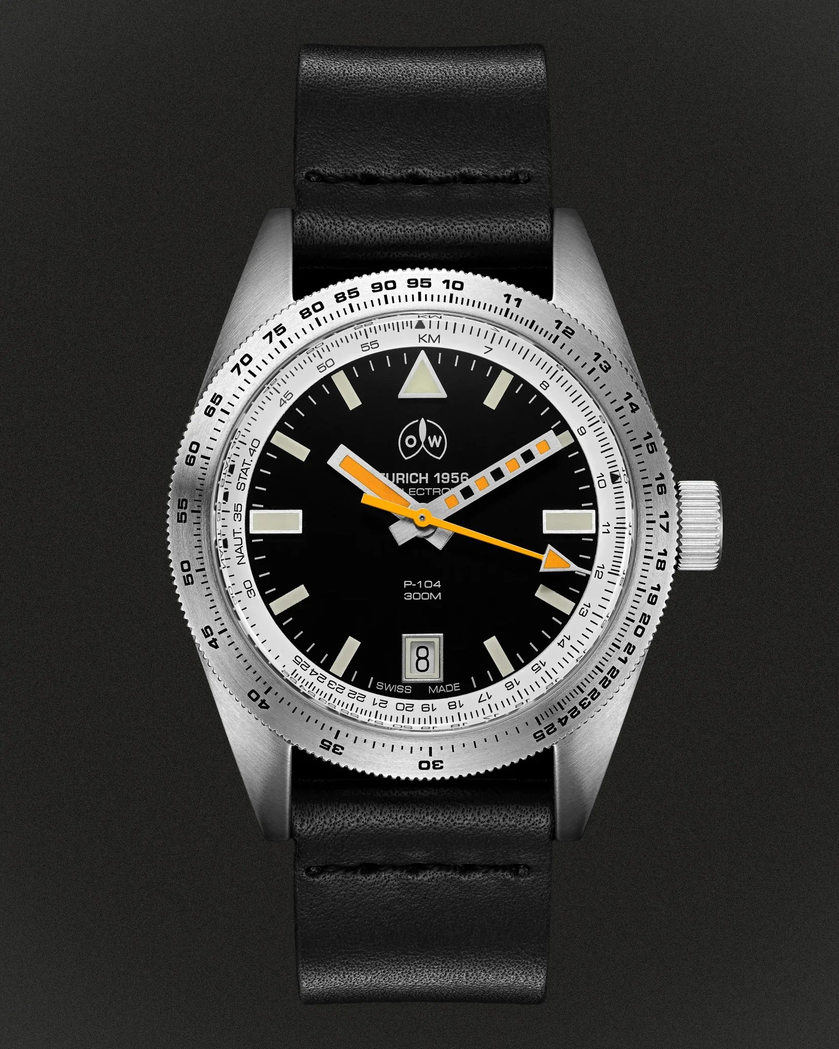 a black dial dive watch