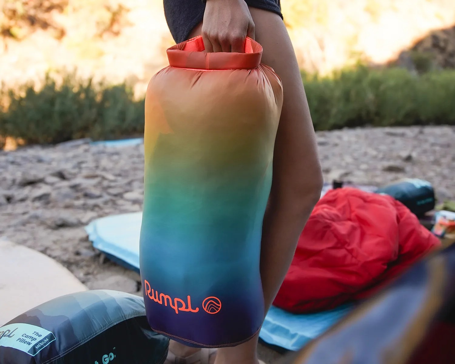 rumpl wrap sack packed