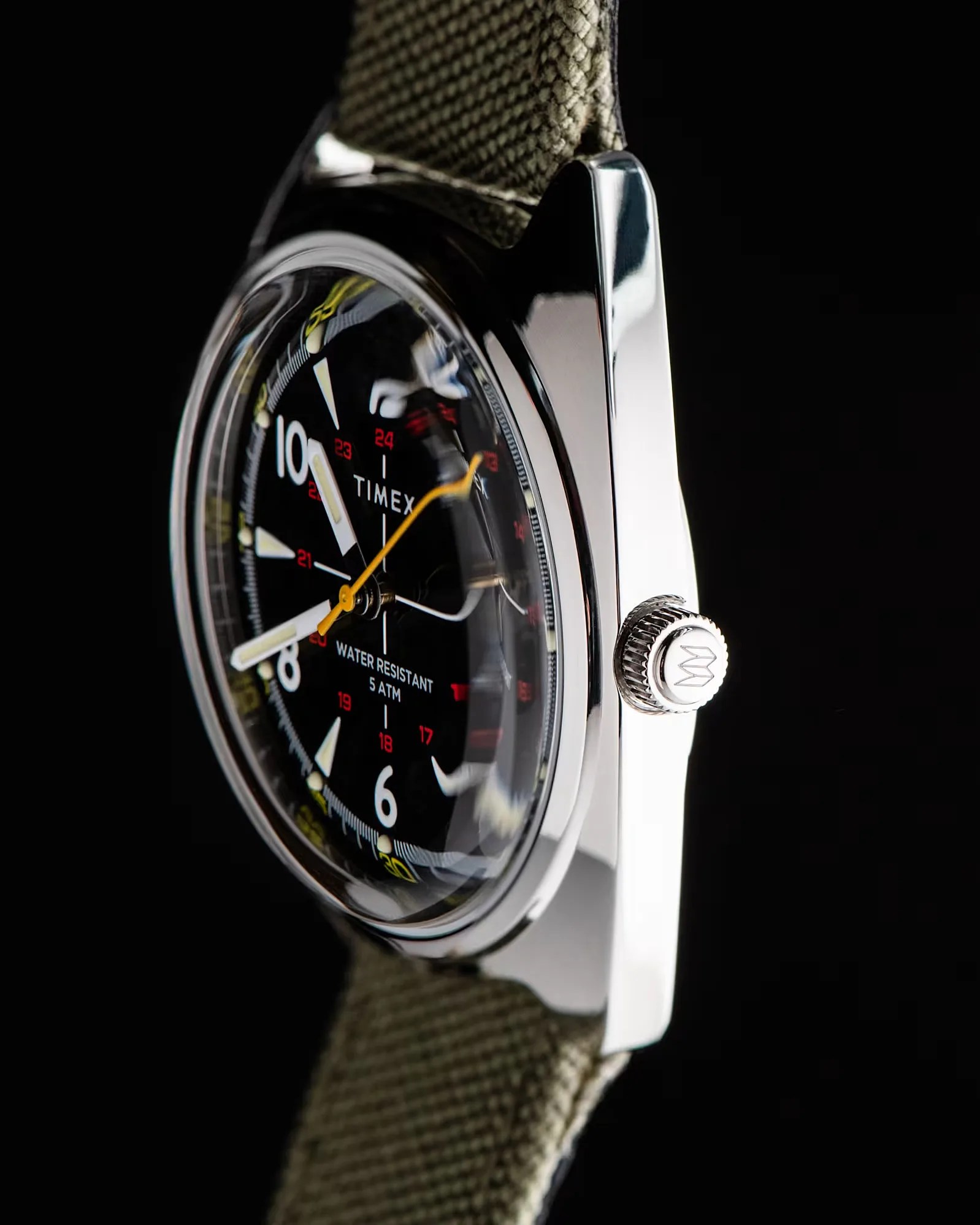 the side of a field watch