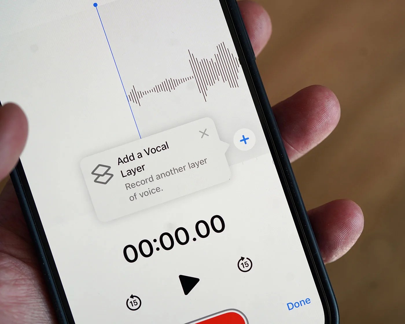 Voice Memos add second layer to recording