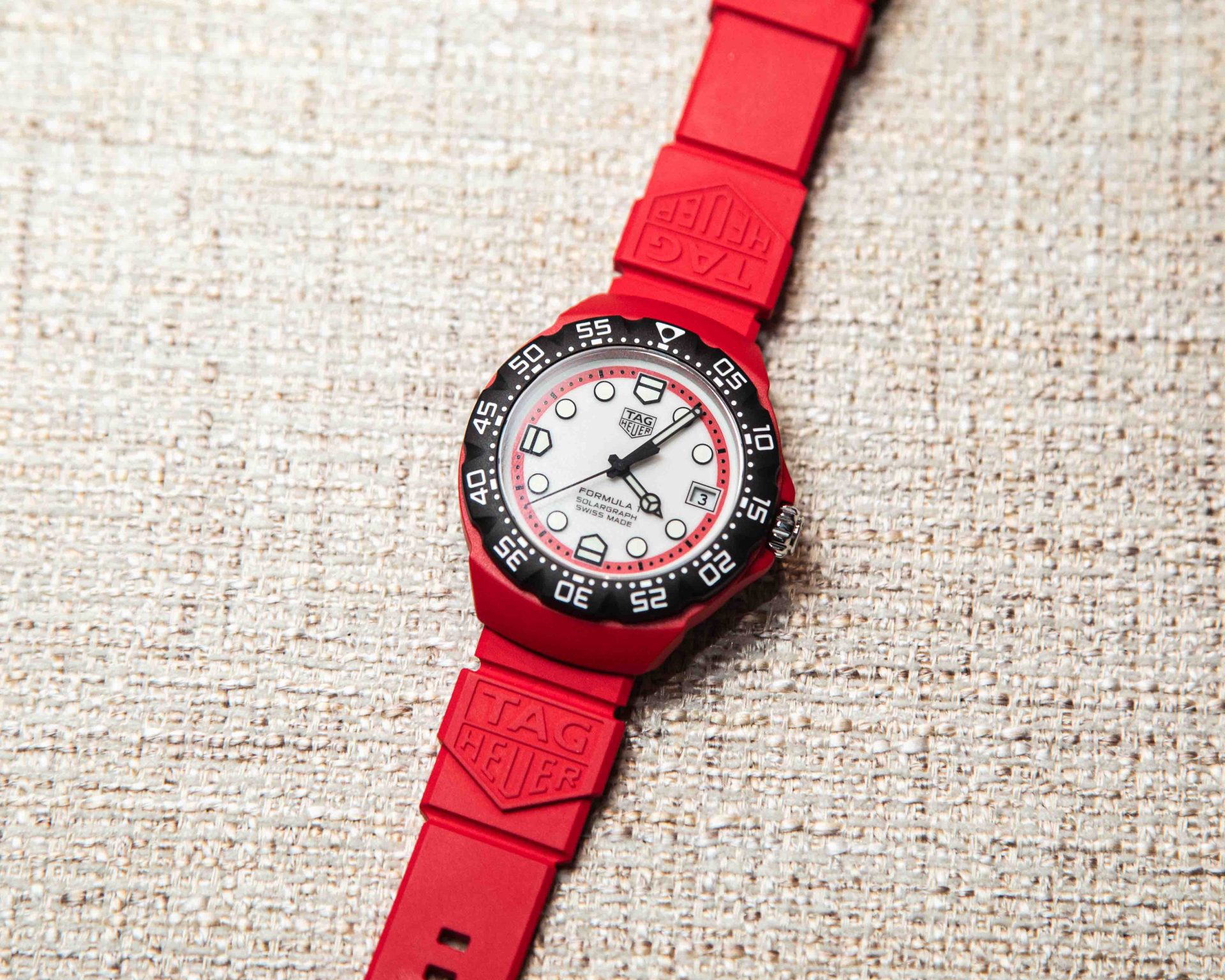 TAG Heuer F1 watch solargraph