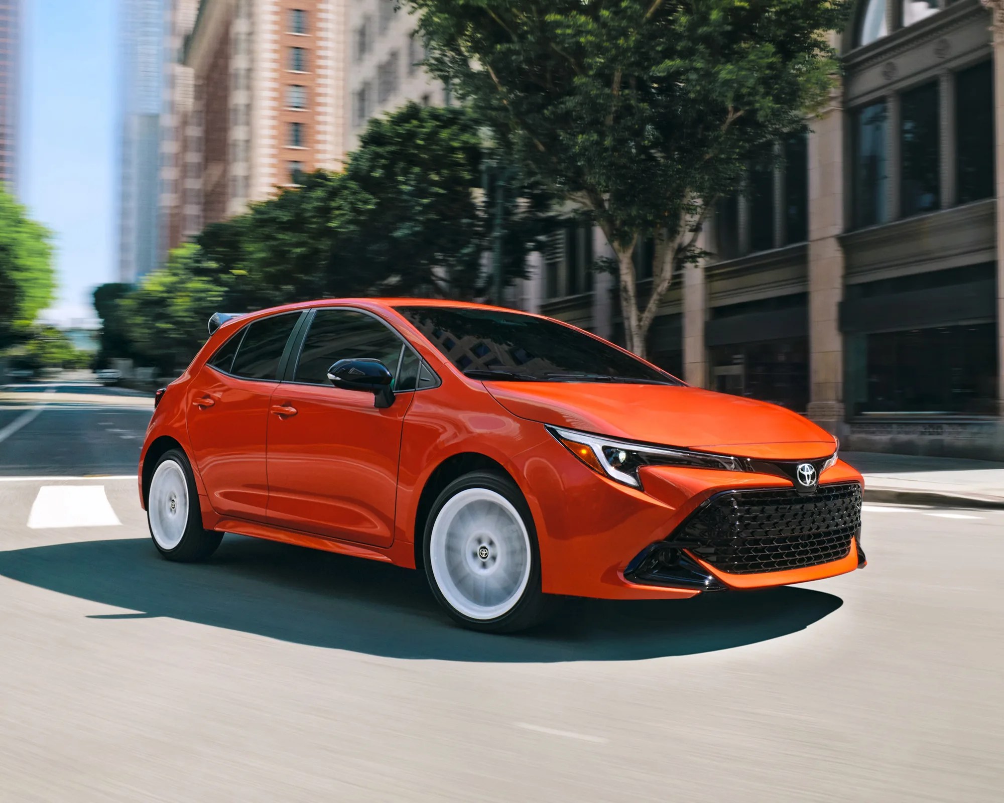 2026 Toyota Corolla Hatchback FX Edition on city street