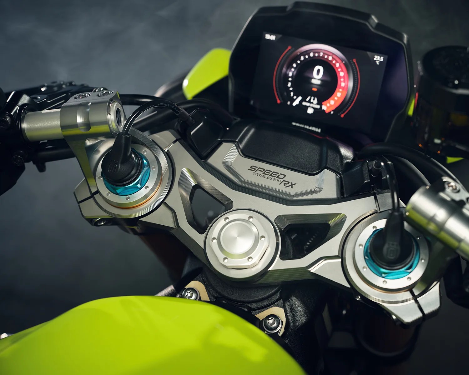 2026 triumph speed triple 1200 rx cockpit detail