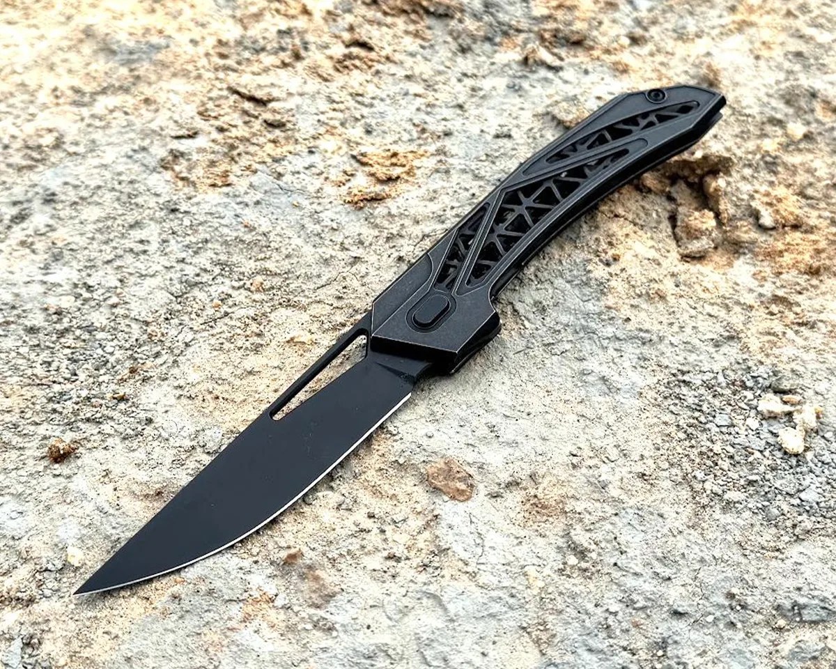 Avian Knives Topaza V1 on rocks