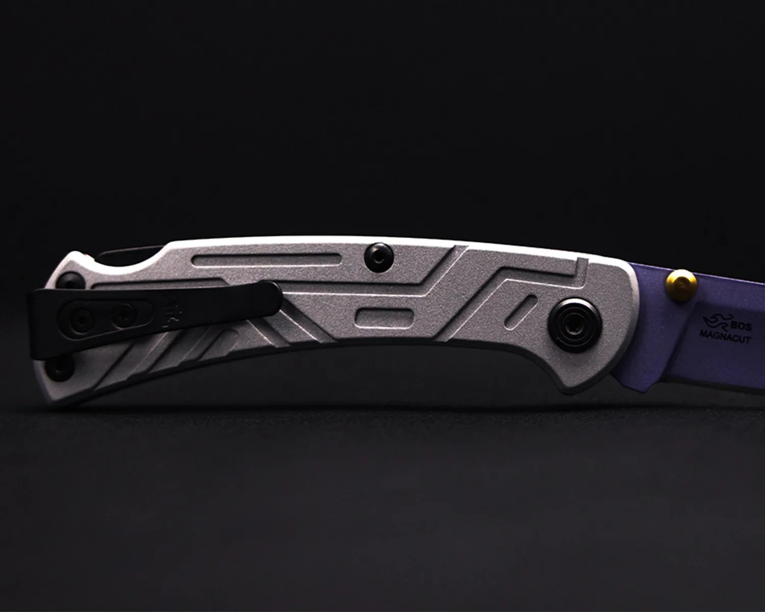 Buck 112 Slim Pro TRX botm off side handle detail