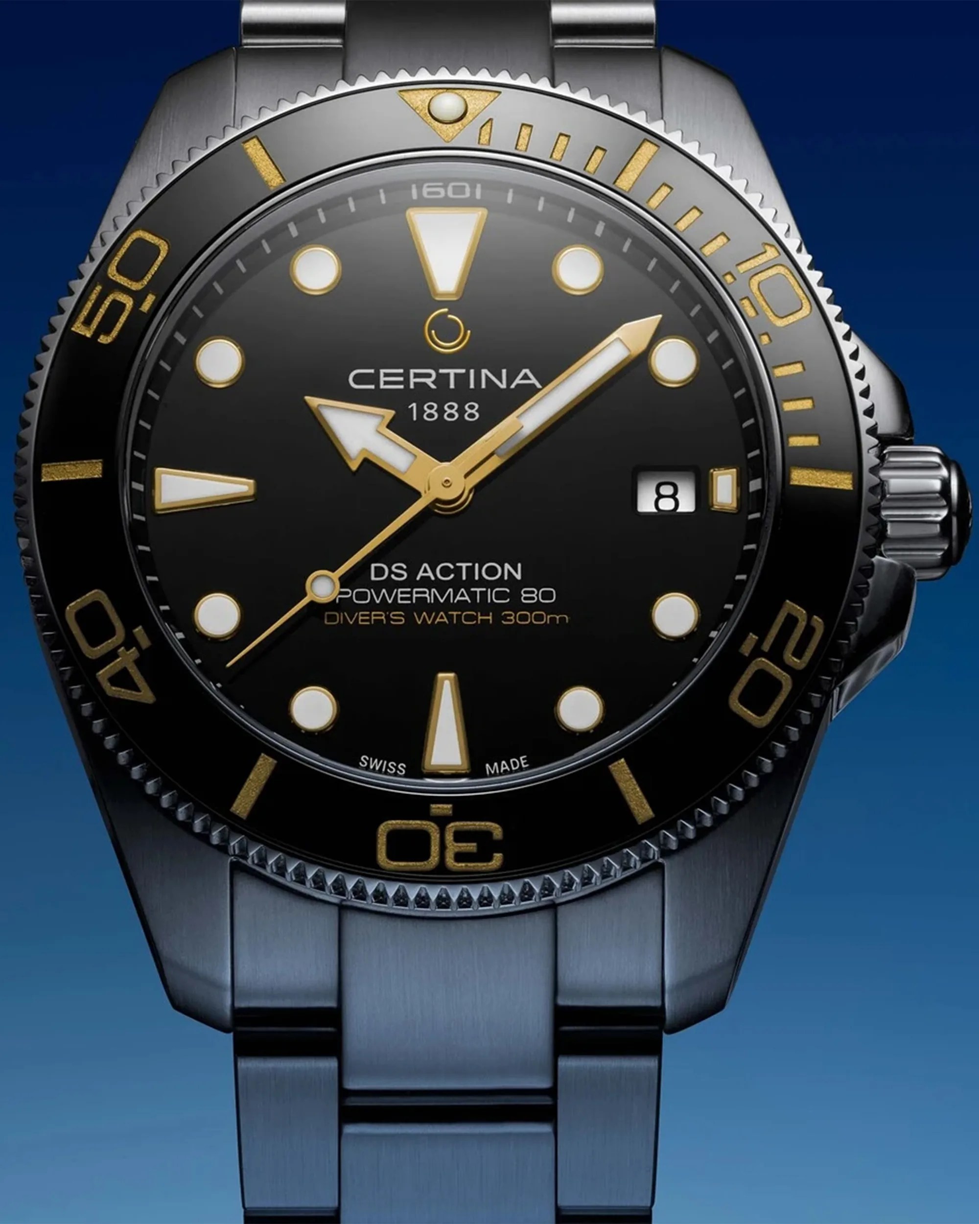 Certina DS Action Diver Watch face