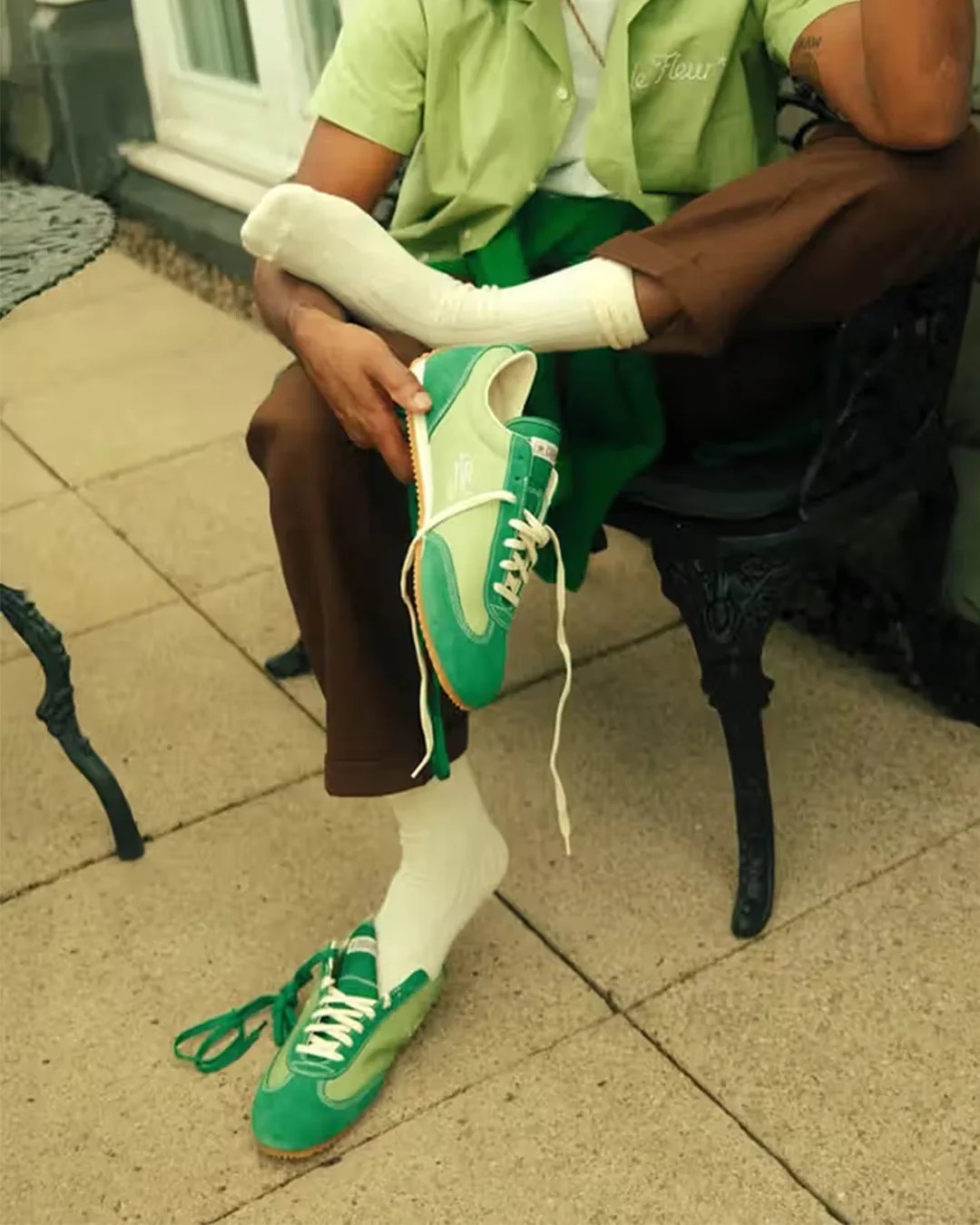 Converse 1908 Archives Coach Jogger Sneaker worn by Tyler, The Creator