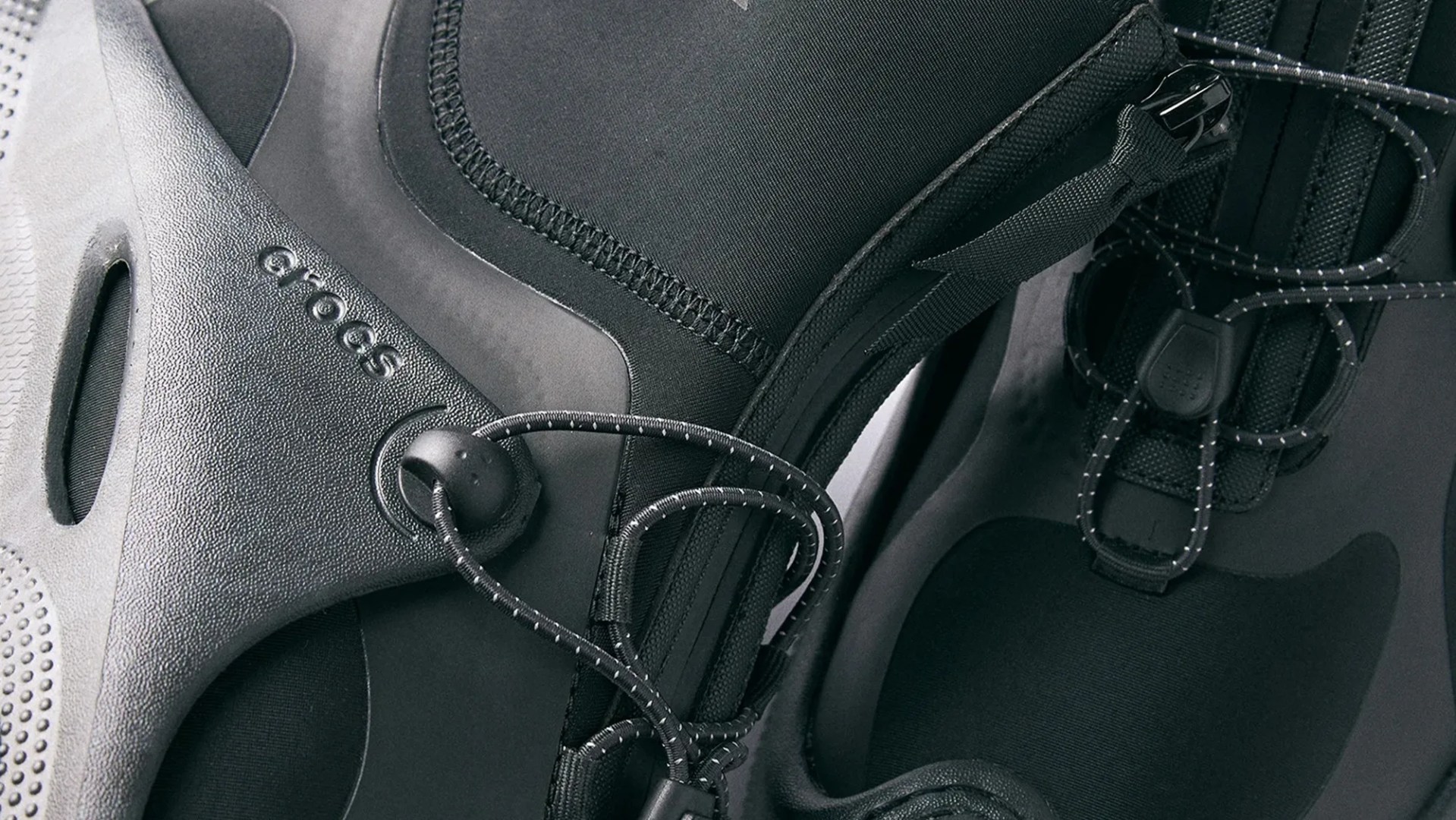 End x and Wander x Crocs Trailbreak sneaker closeup