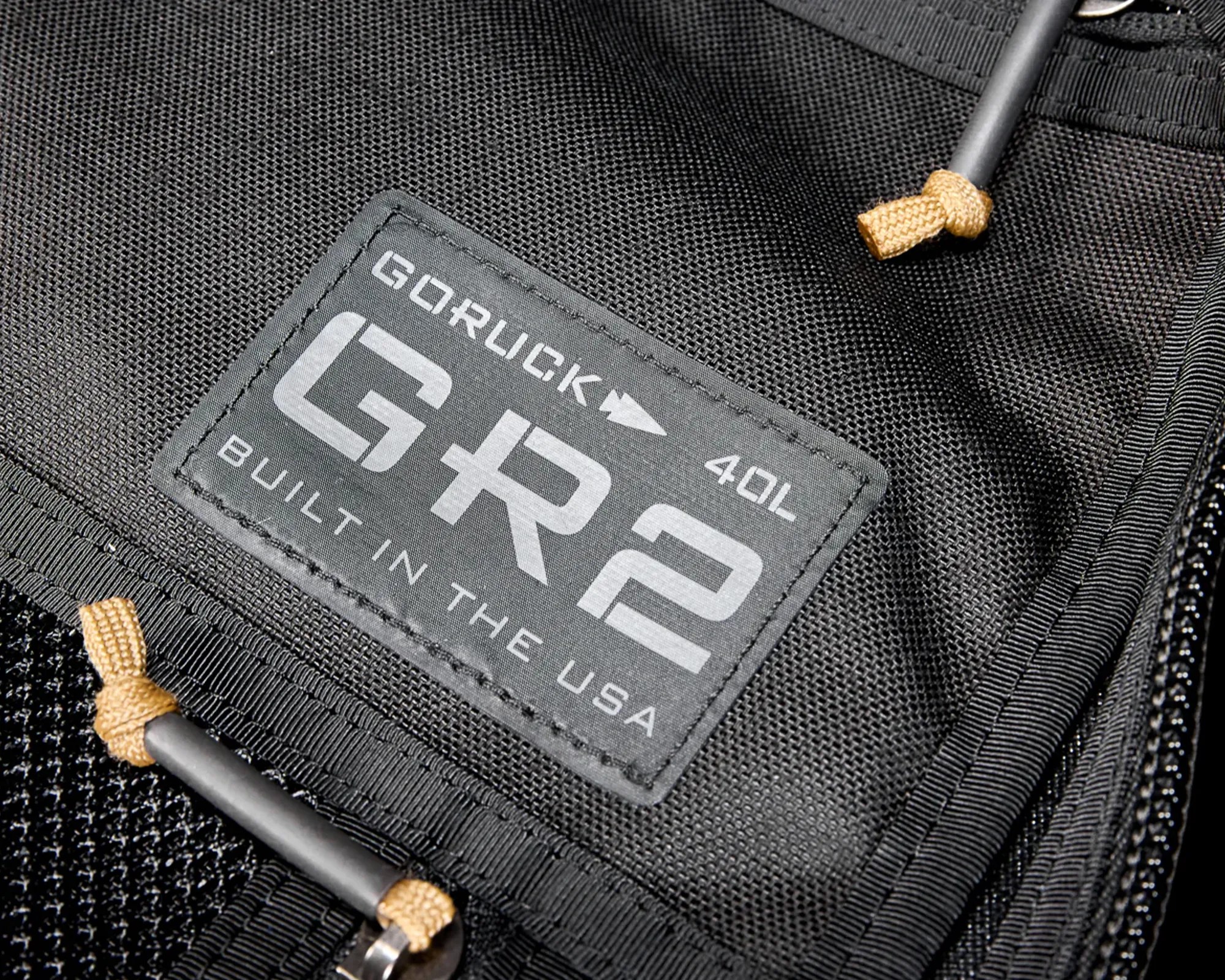 GoRuck GR2 patch closeup