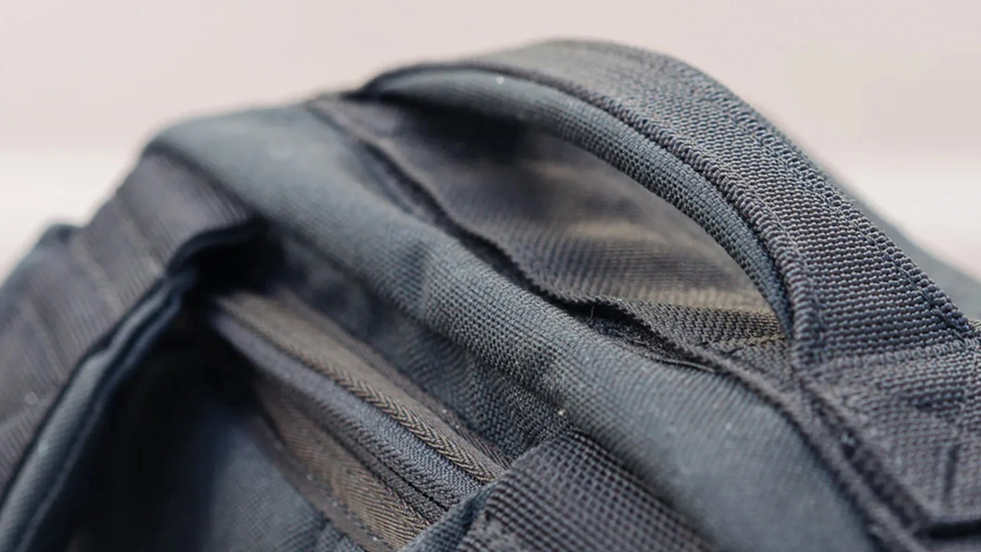 GoRuck backpack top handle closeup
