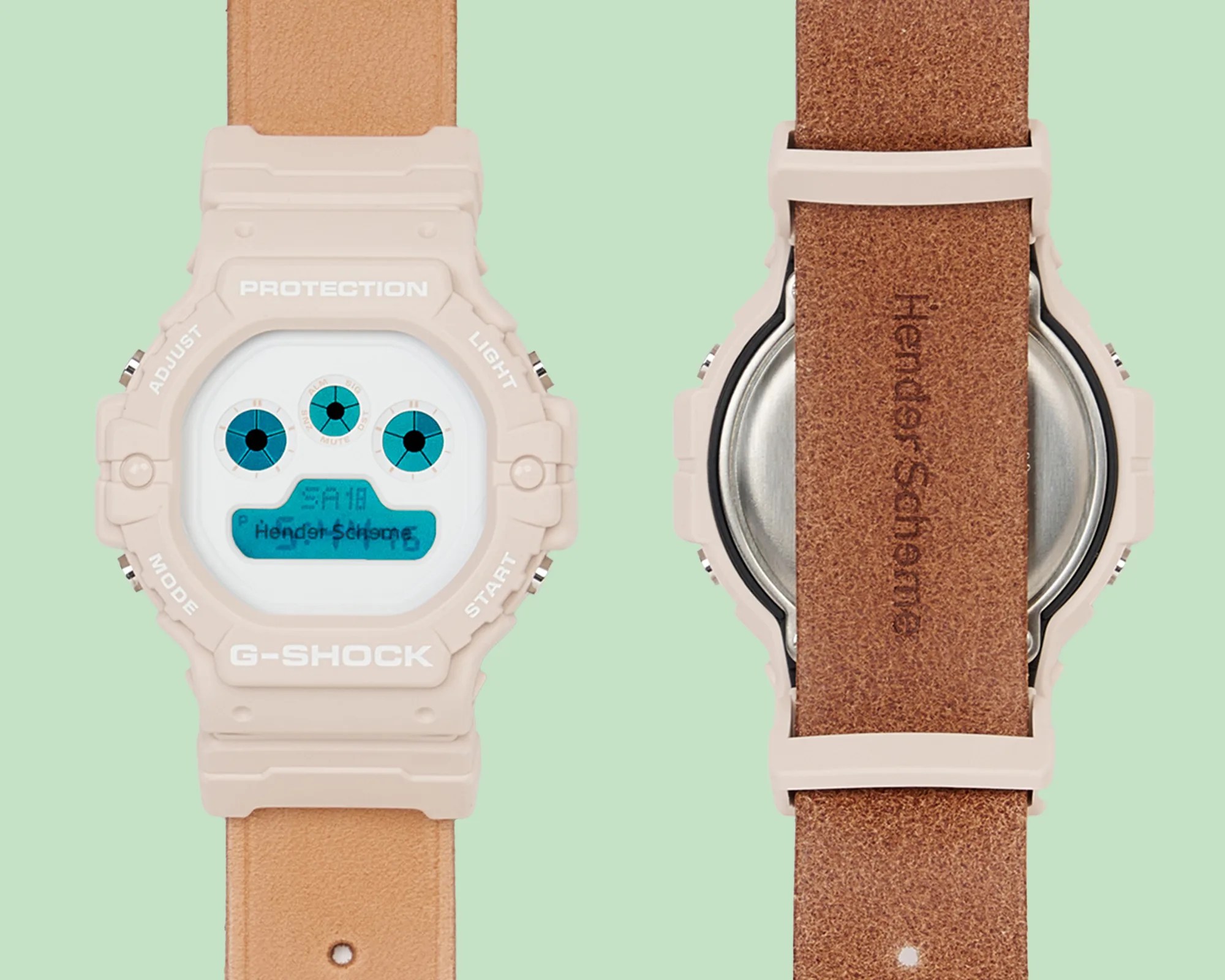 Hender Scheme × G Shock DW 5900 Watch front and back