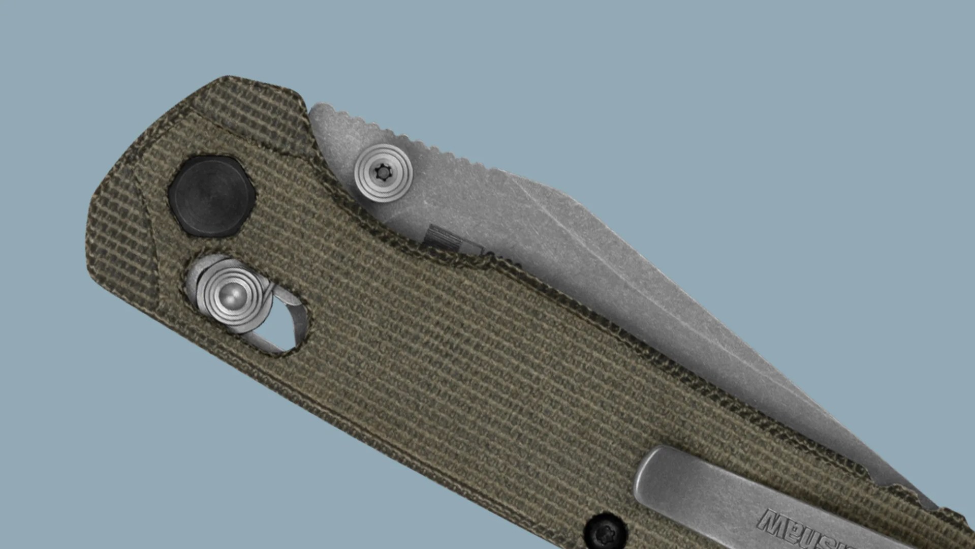 Kershaw Bel Air Clip Point EDC Knife closed closeup