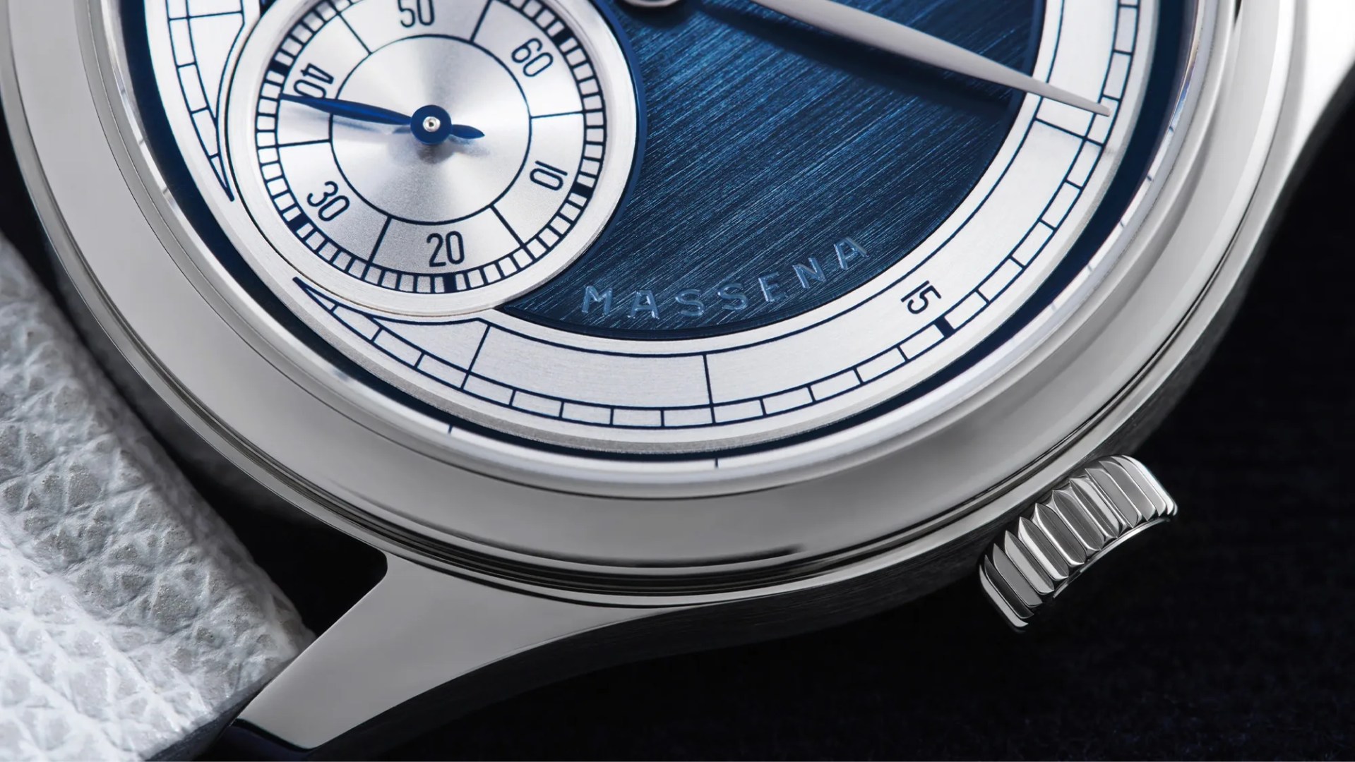 Massena Lab x Raúl Pagès Noctograph Dress Watch closeup