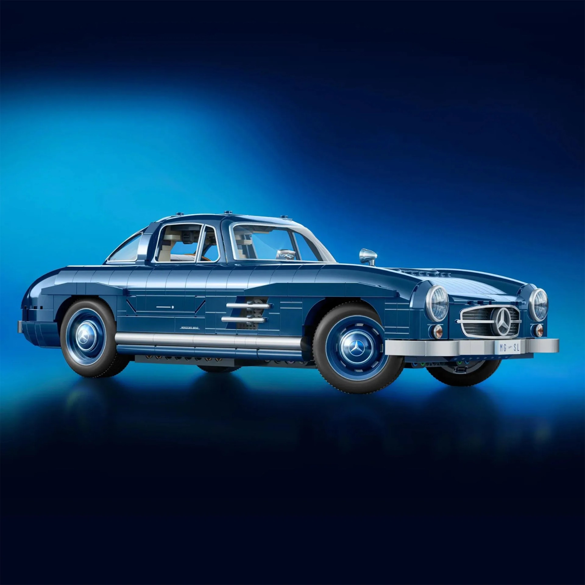 Mattel Brick Shop Hot Wheels Mercedes-Benz 300 SL Building Set