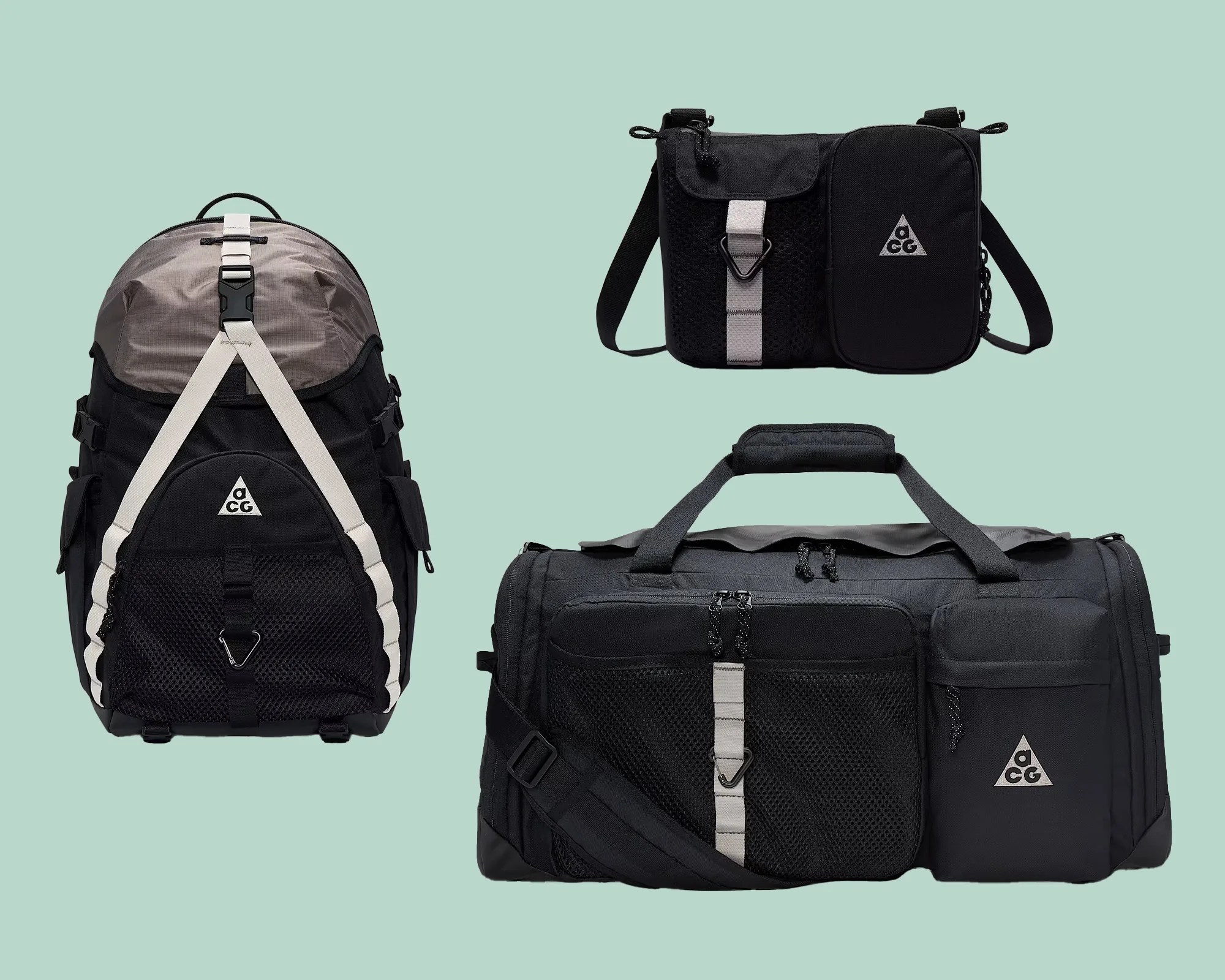 Nike ACG Daymax EDC Travel Bags trio
