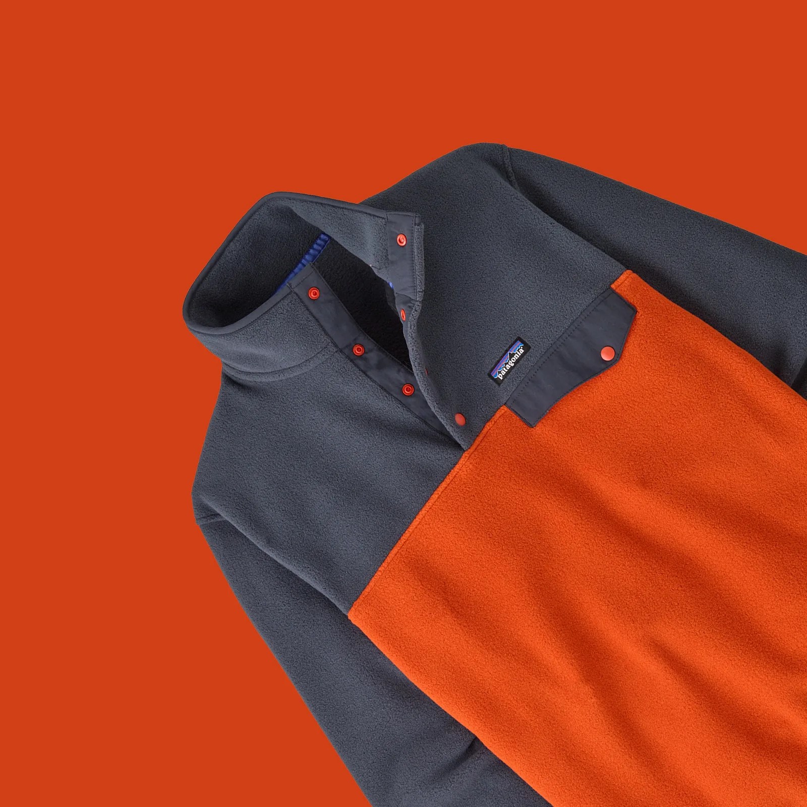Patagonia Lightweight Synchilla Snap-T Fleece Pullover (Pollinator Orange)