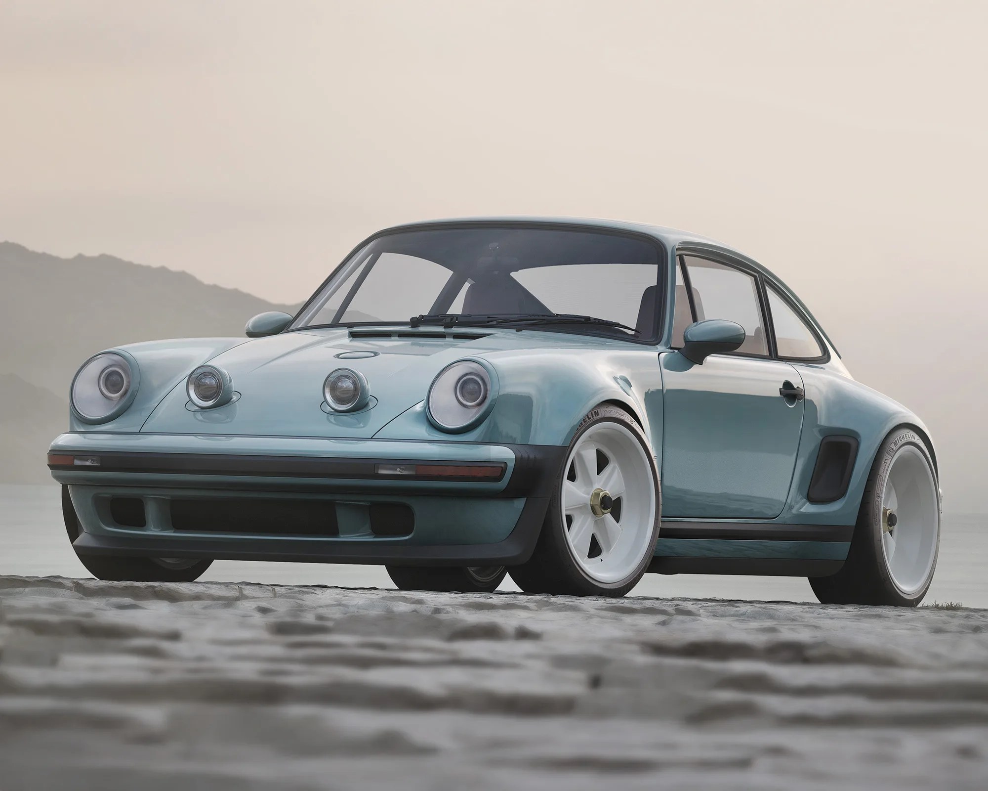 Porsche 911 Carrera Coupe Reimagined by Singer front end
