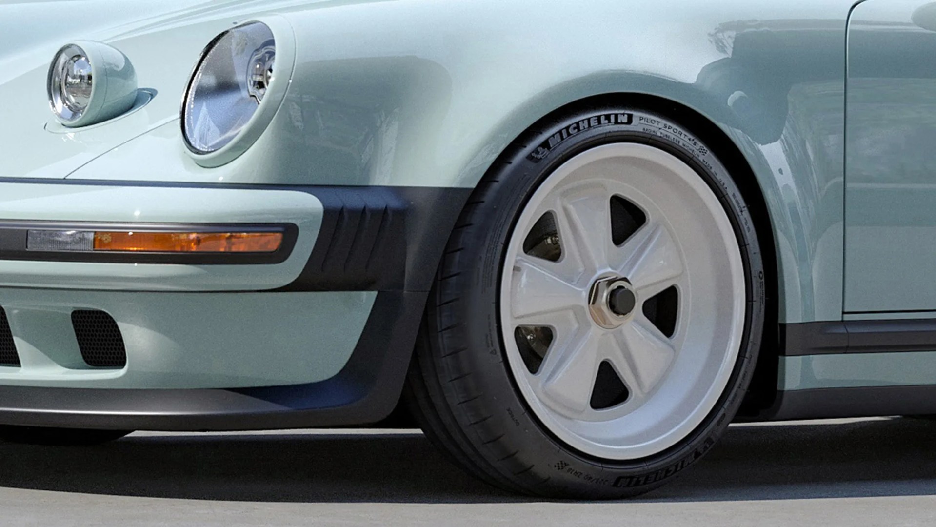 Porsche 911 Carrera Coupe Reimagined by Singer closeup