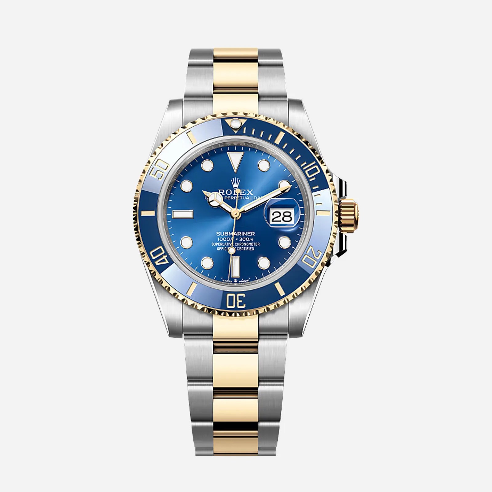 Rolex Submariner Date Blue Oyster Steel Yellow Gold on