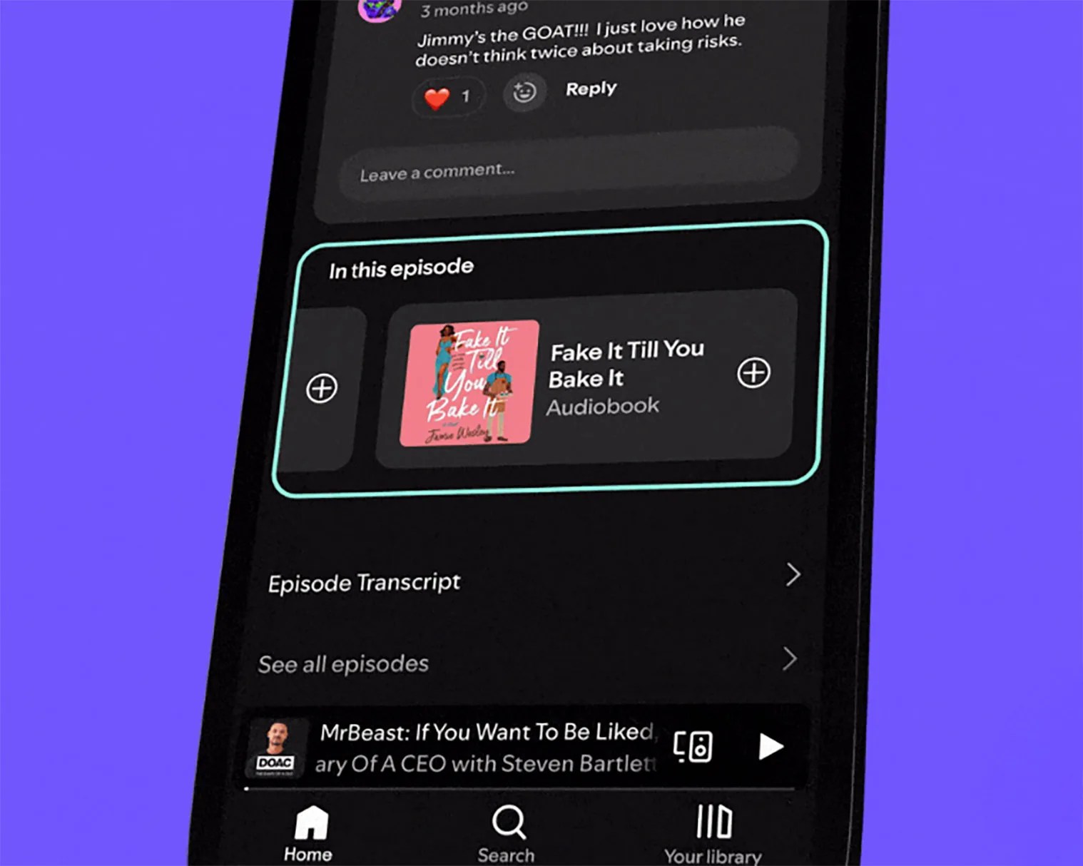 Spotify podcast new features