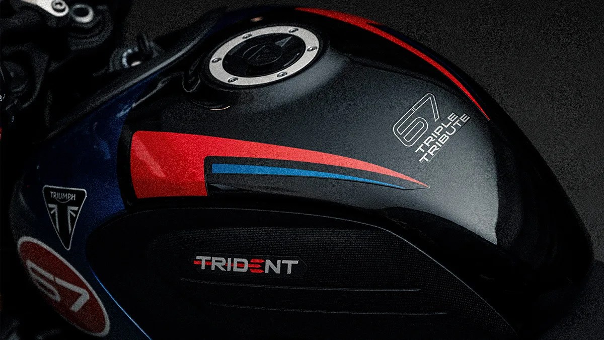 Triumph Trident 660 Triple Tribute Edition macro