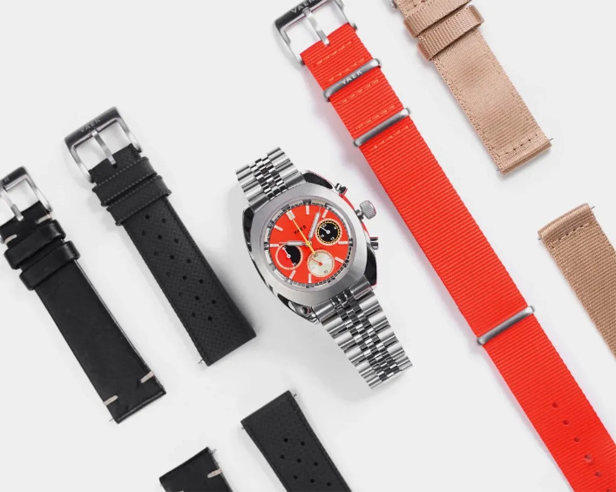 a Vaer watch and straps