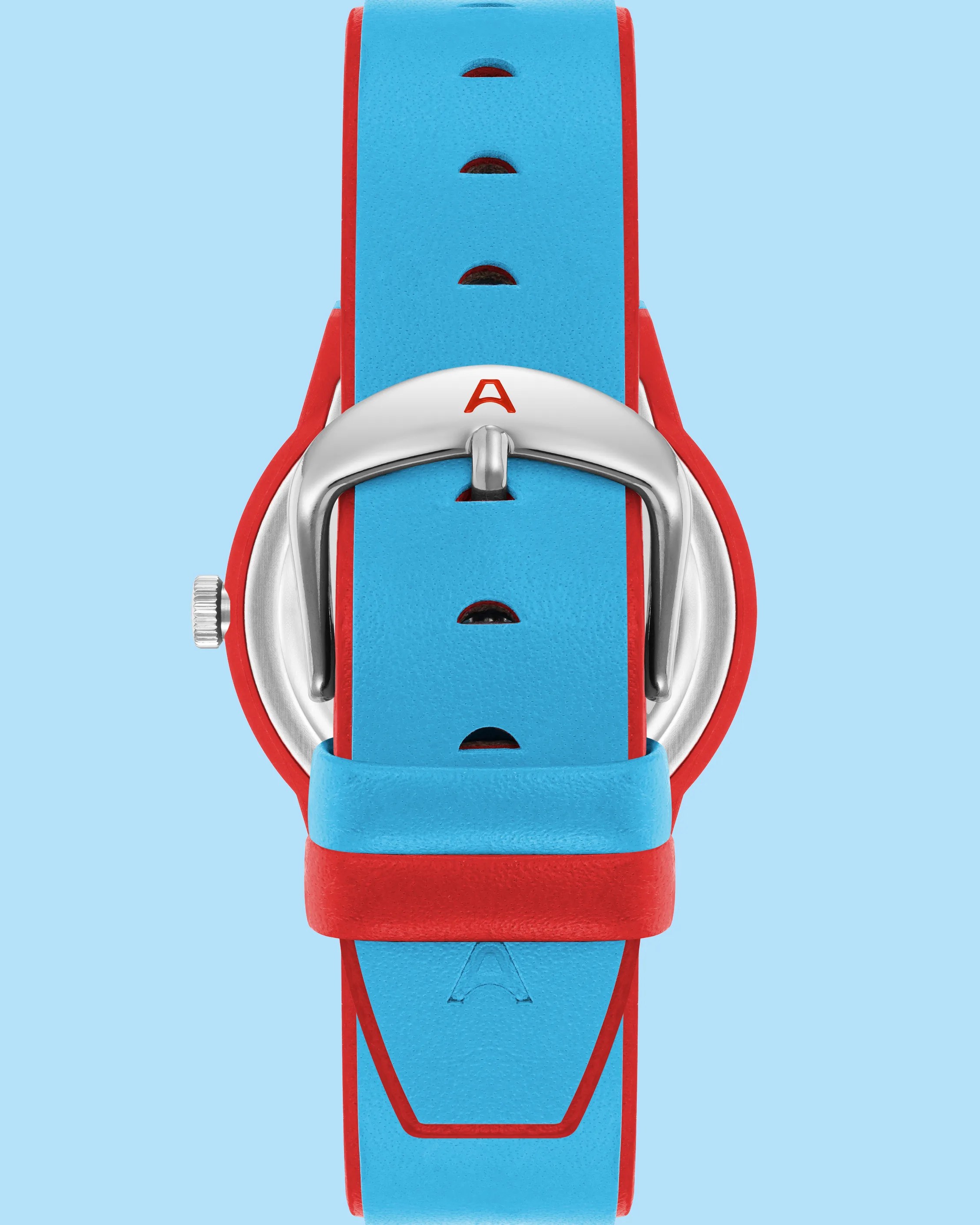 the band on a blue watch
