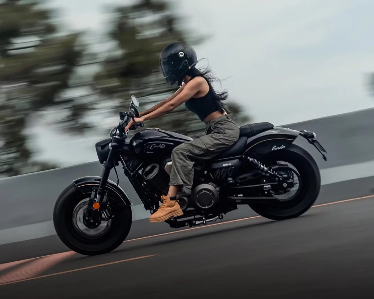 benda chinchilla 500 cruiser action