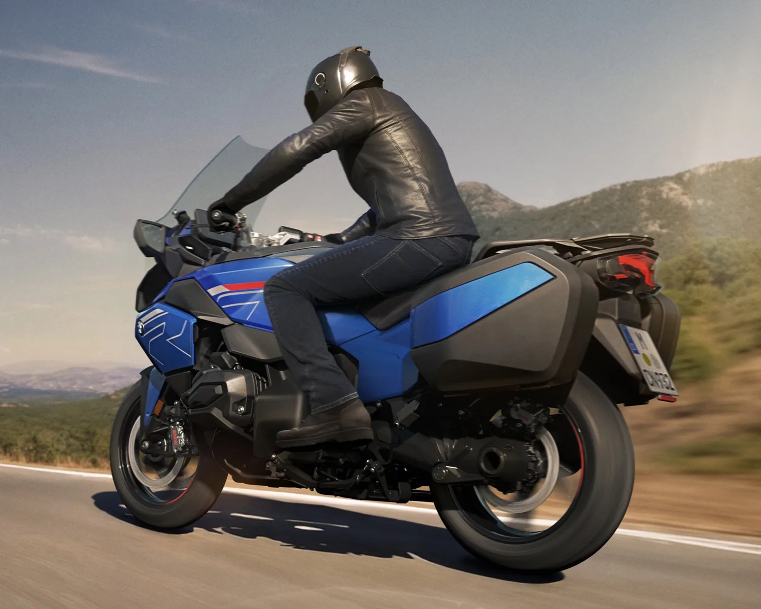 bmw r 1300 rt action rear