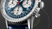 the dial of a Breitling chronograph