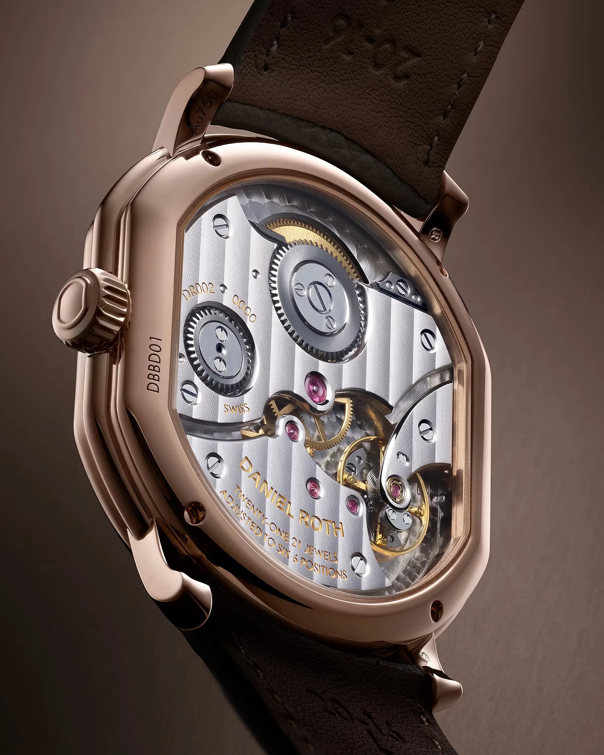 the back of a Daniel Roth watch