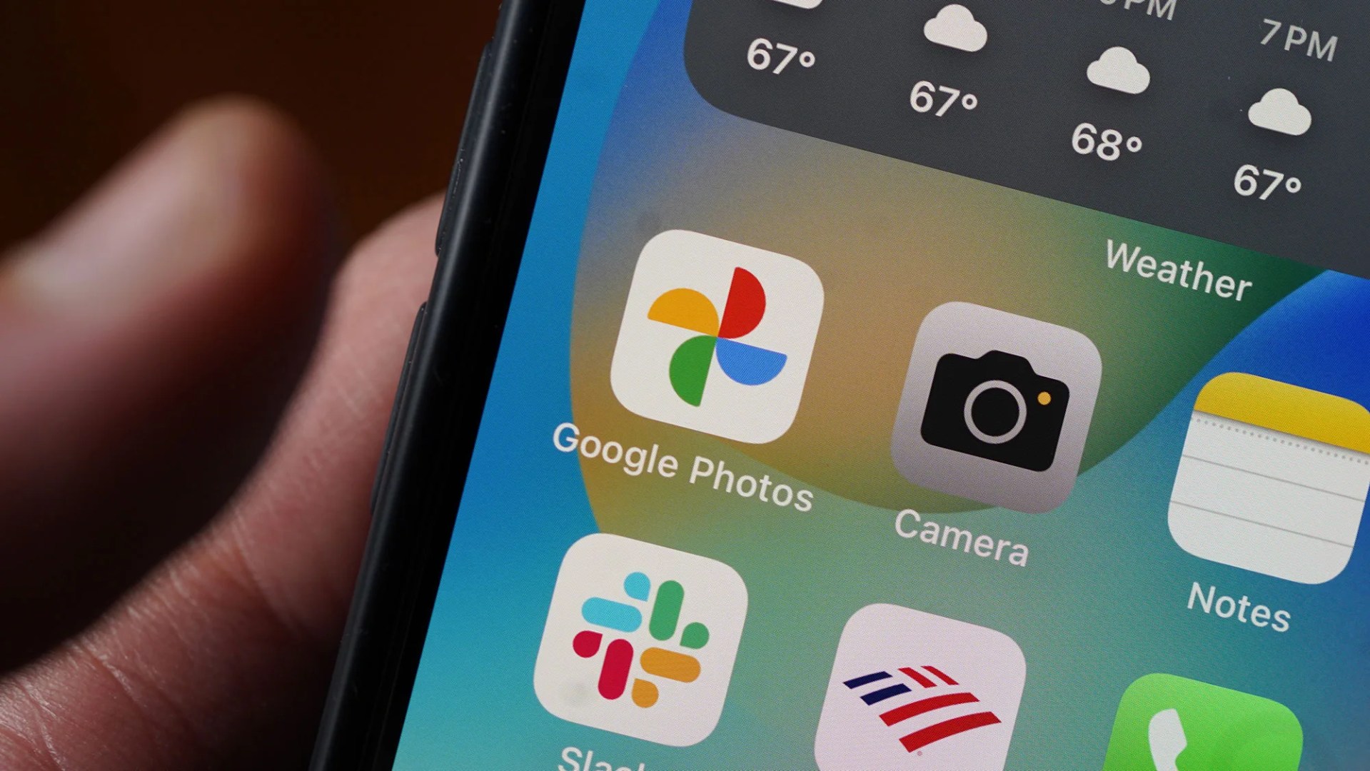 Google Photos on iPhone