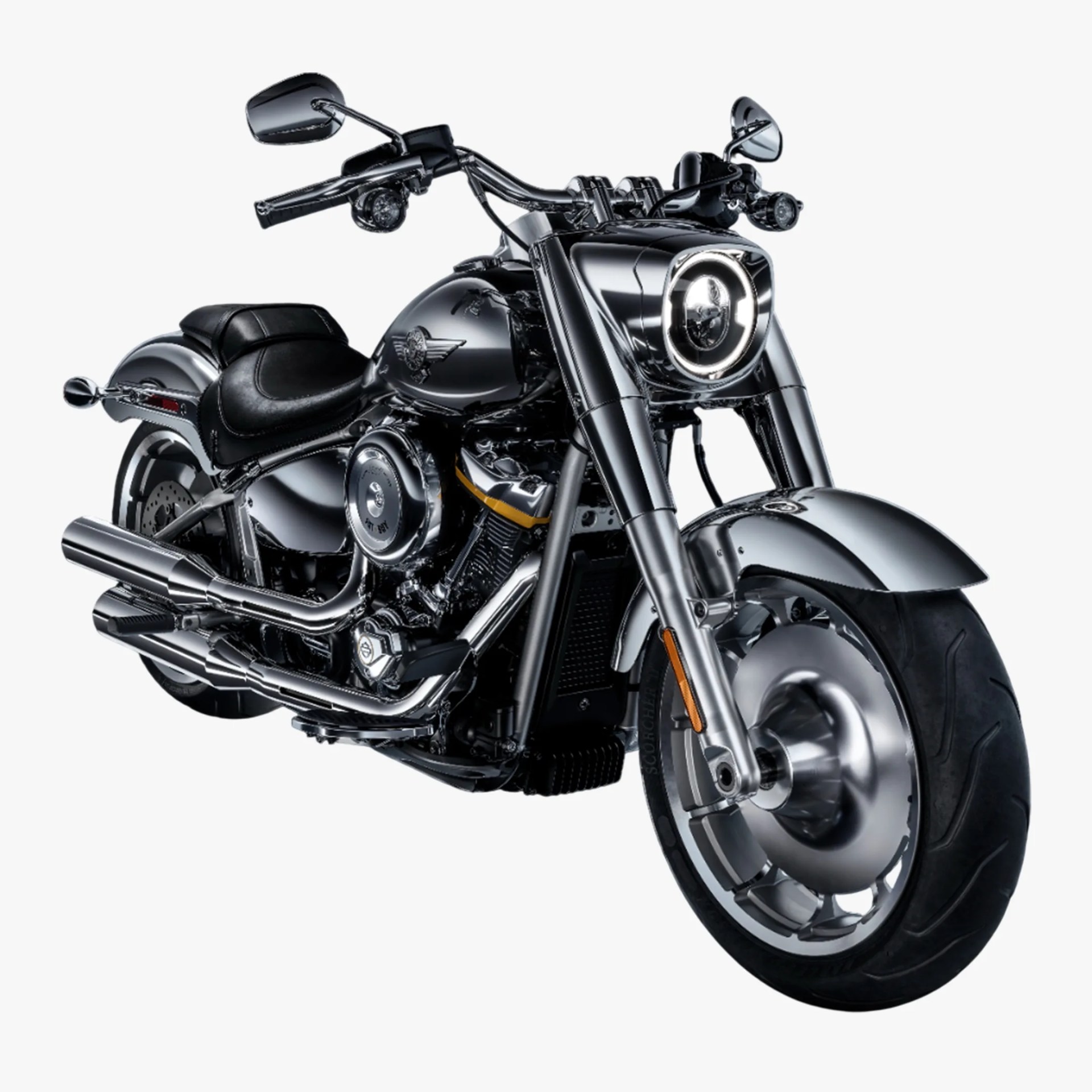 harley-davidson icons fat boy gray ghost embed