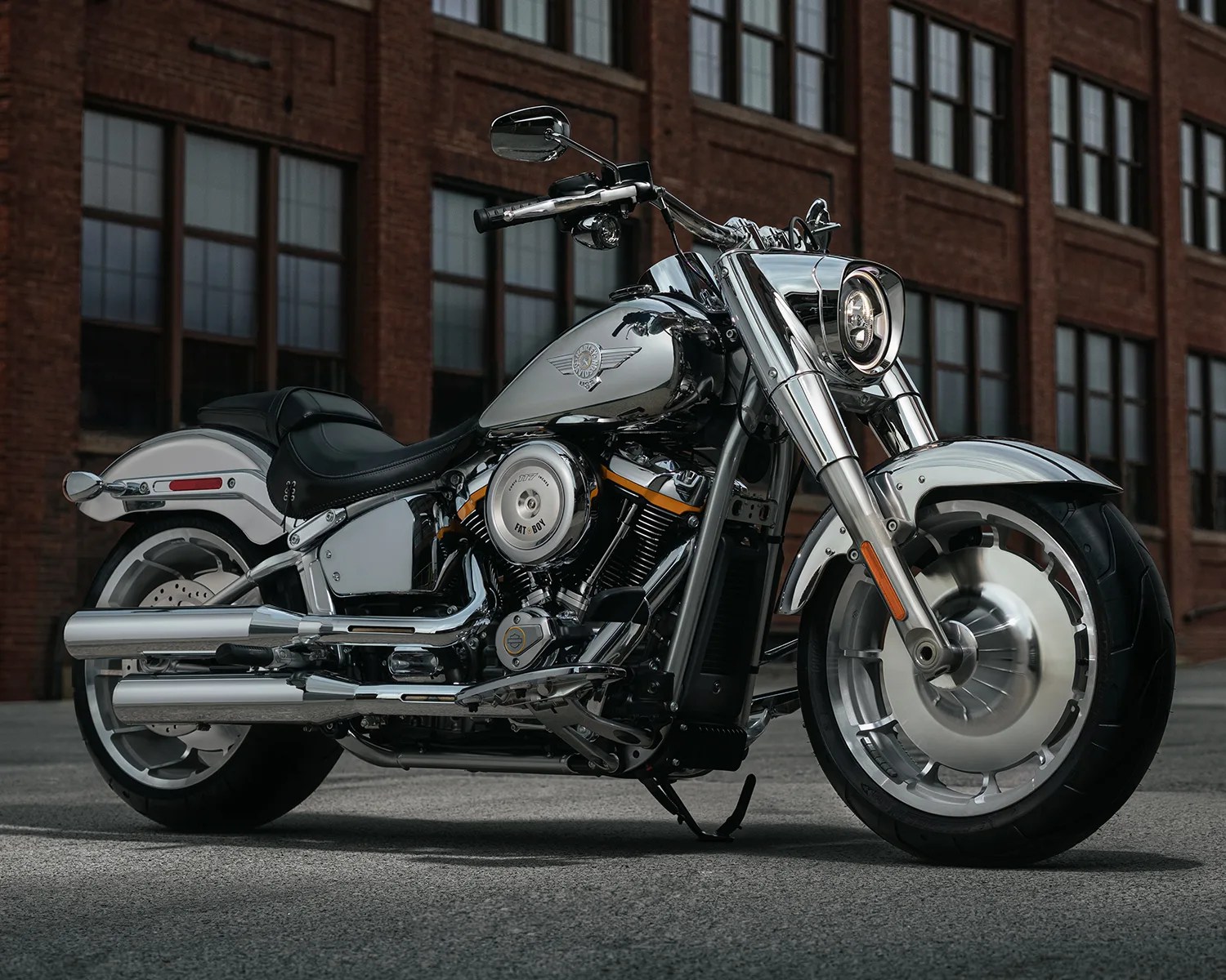 harley-davidson icons fat boy gray ghost hero