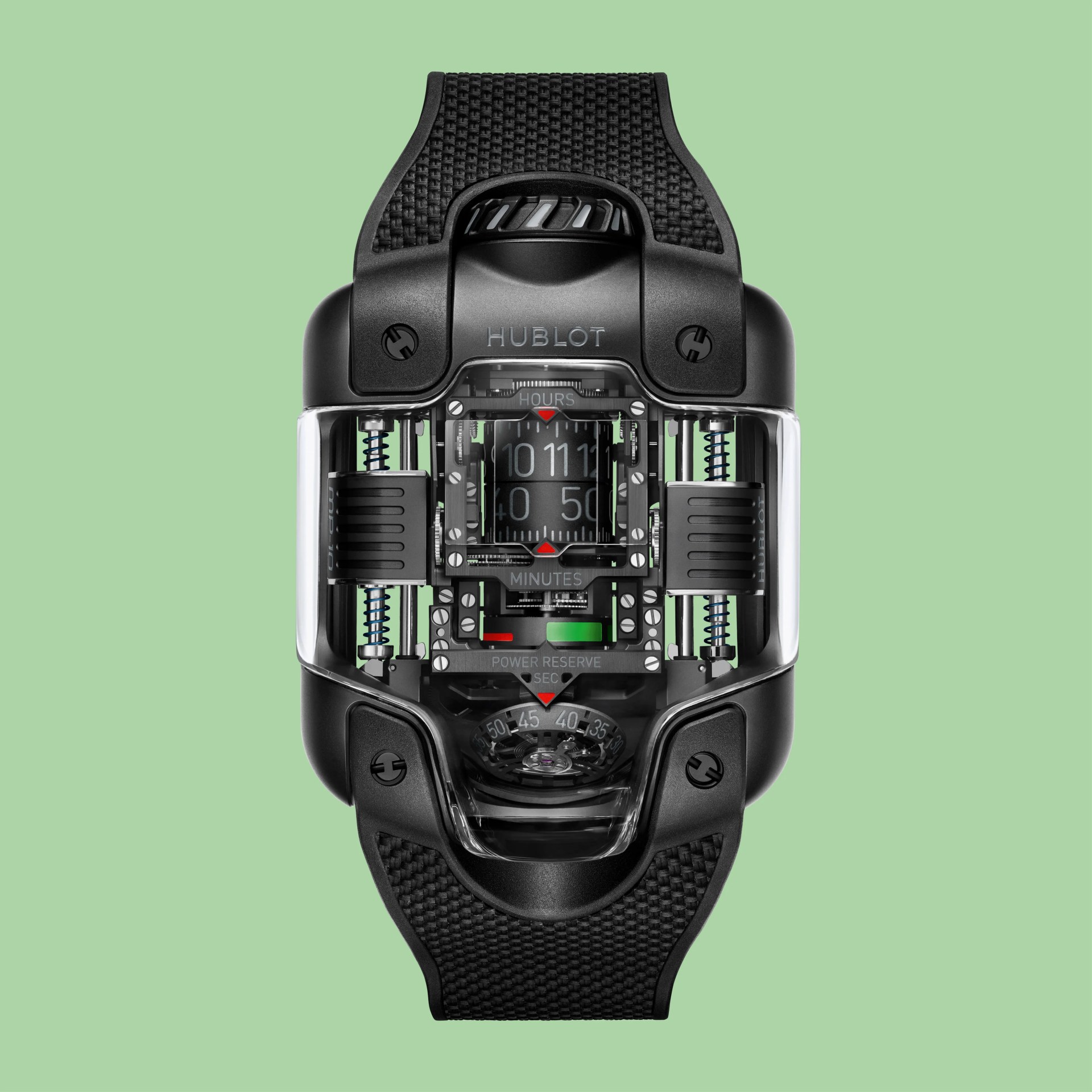 a black futuristic watch