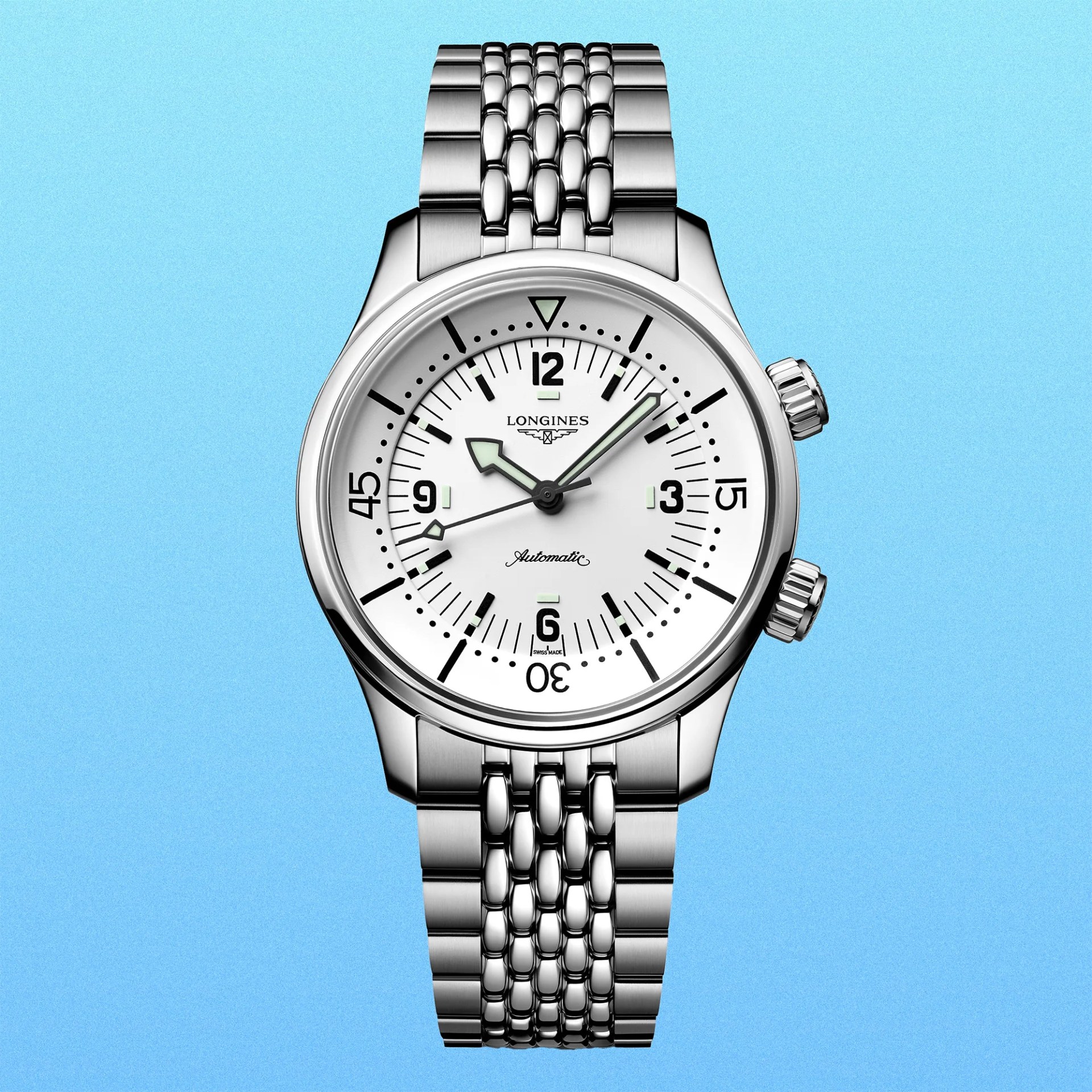 a Longines dive watch
