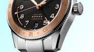 the dial and bezel of a Longines watch