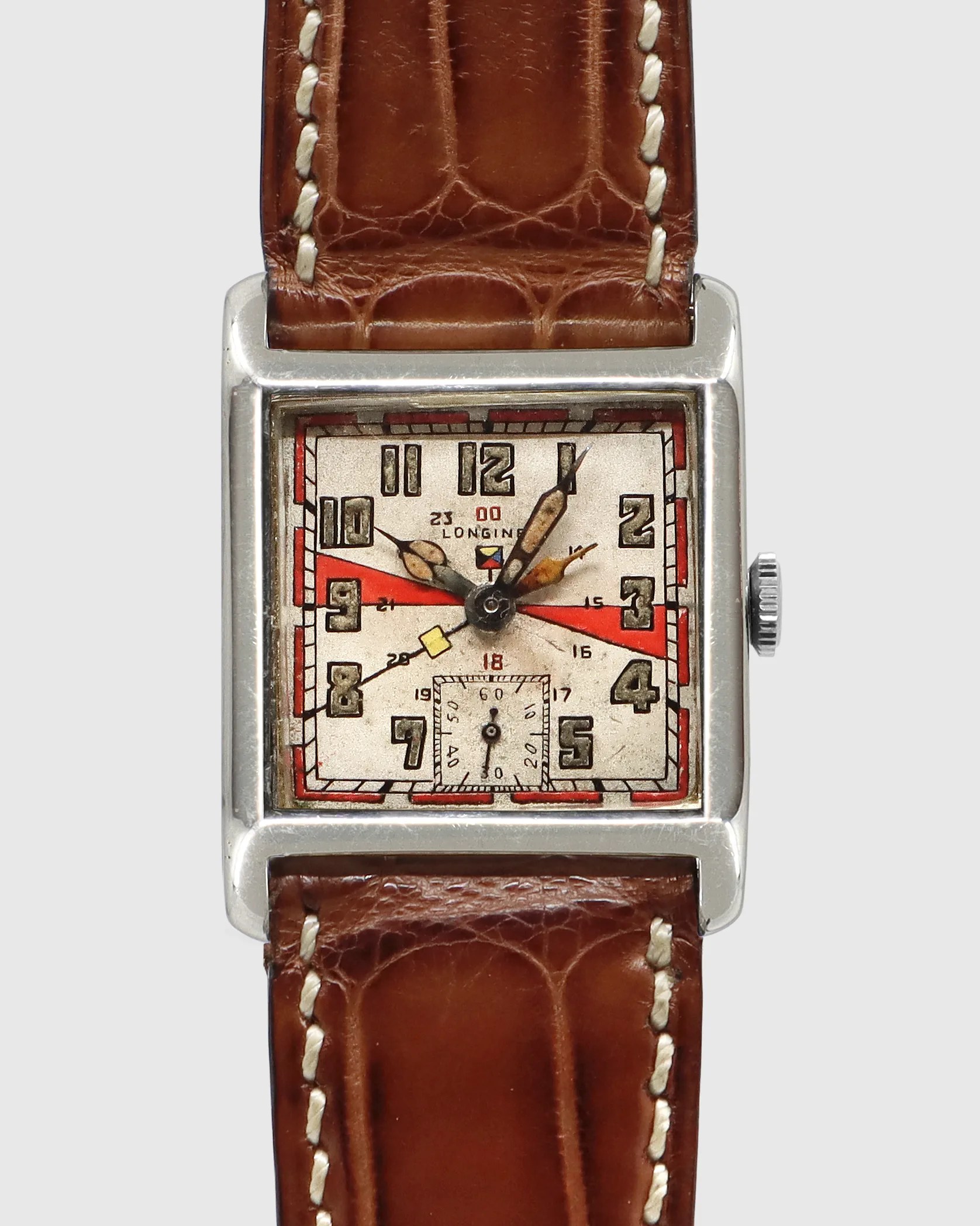 a vintage 1925 Longines GMT watch