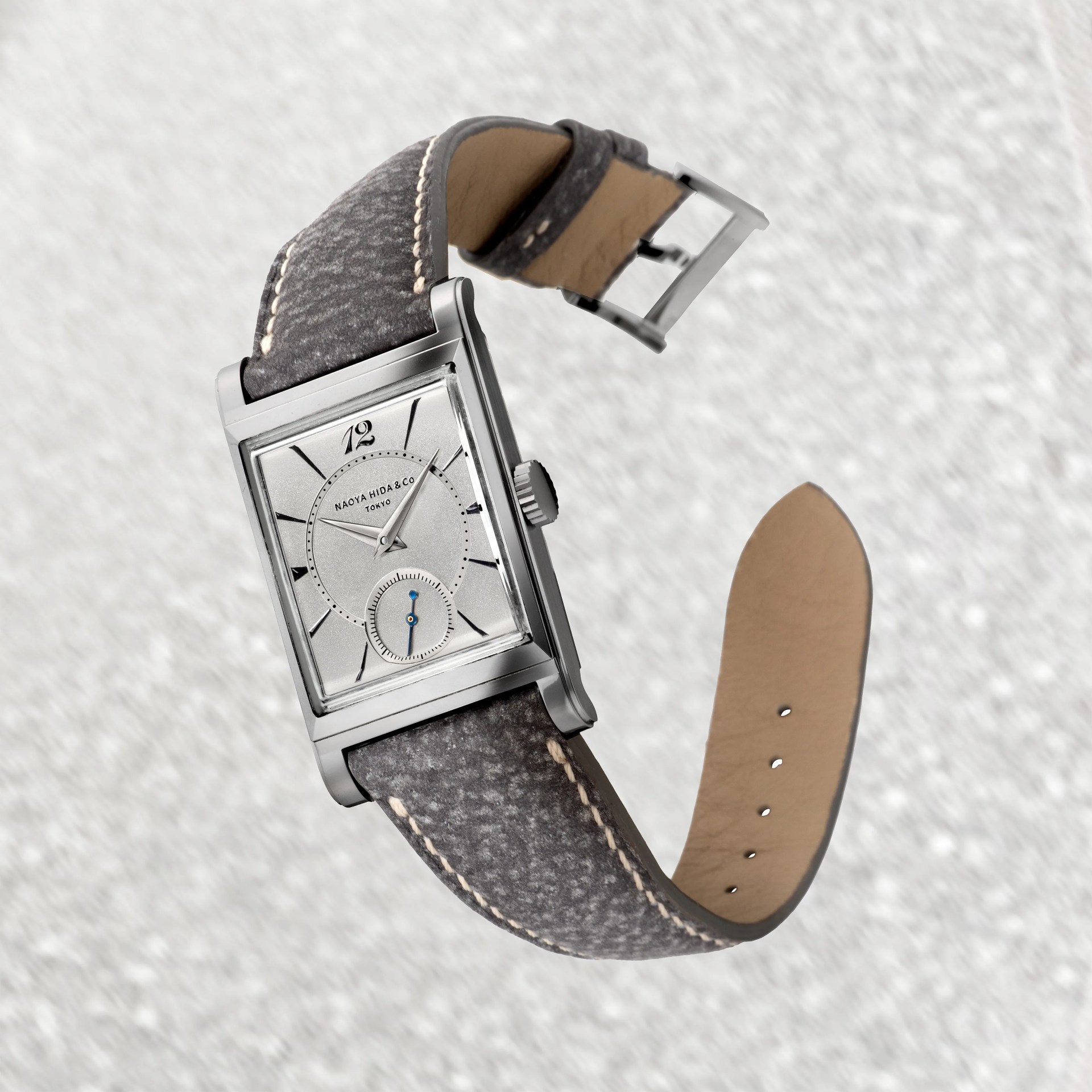 a rectangular dress watch