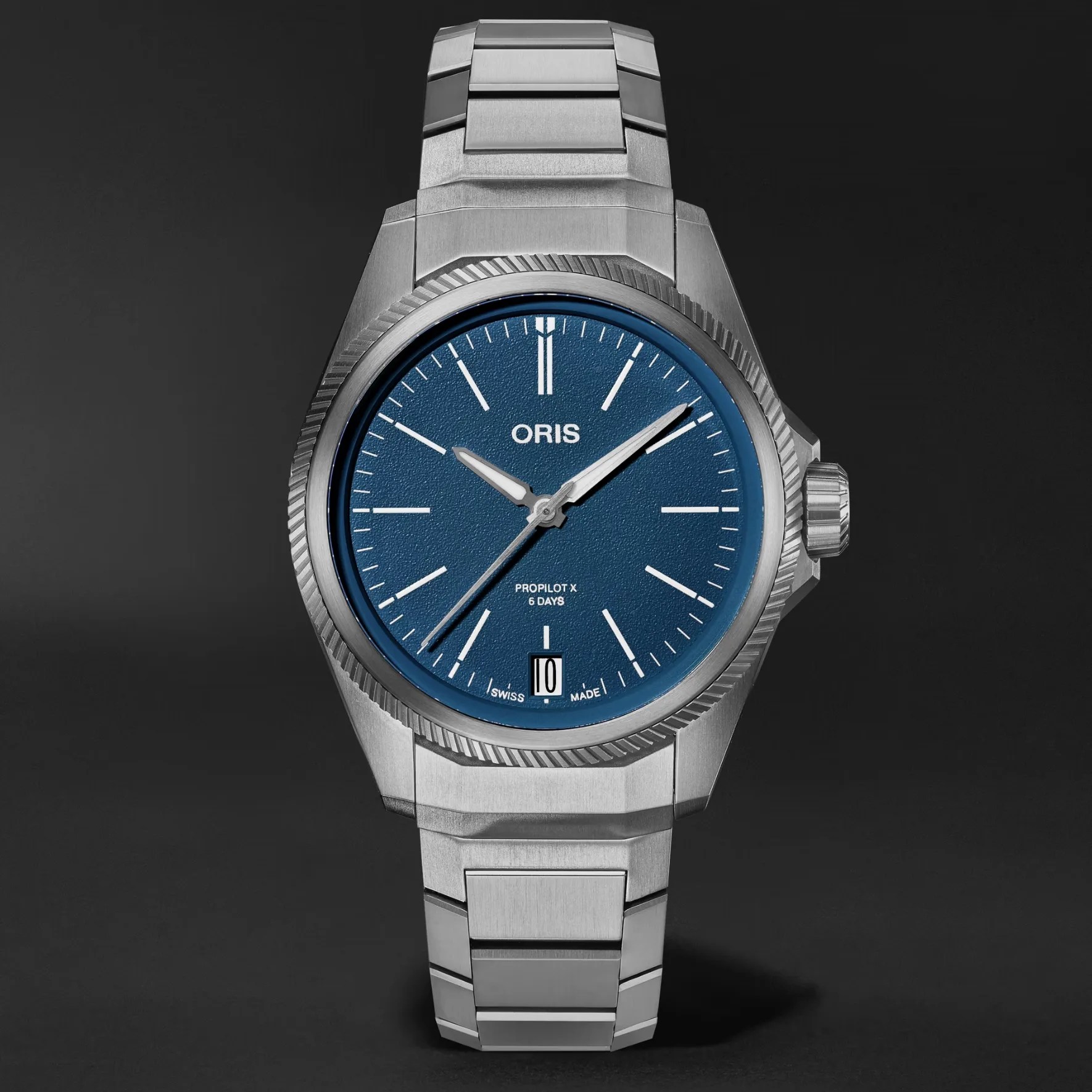 a titanium oris watch
