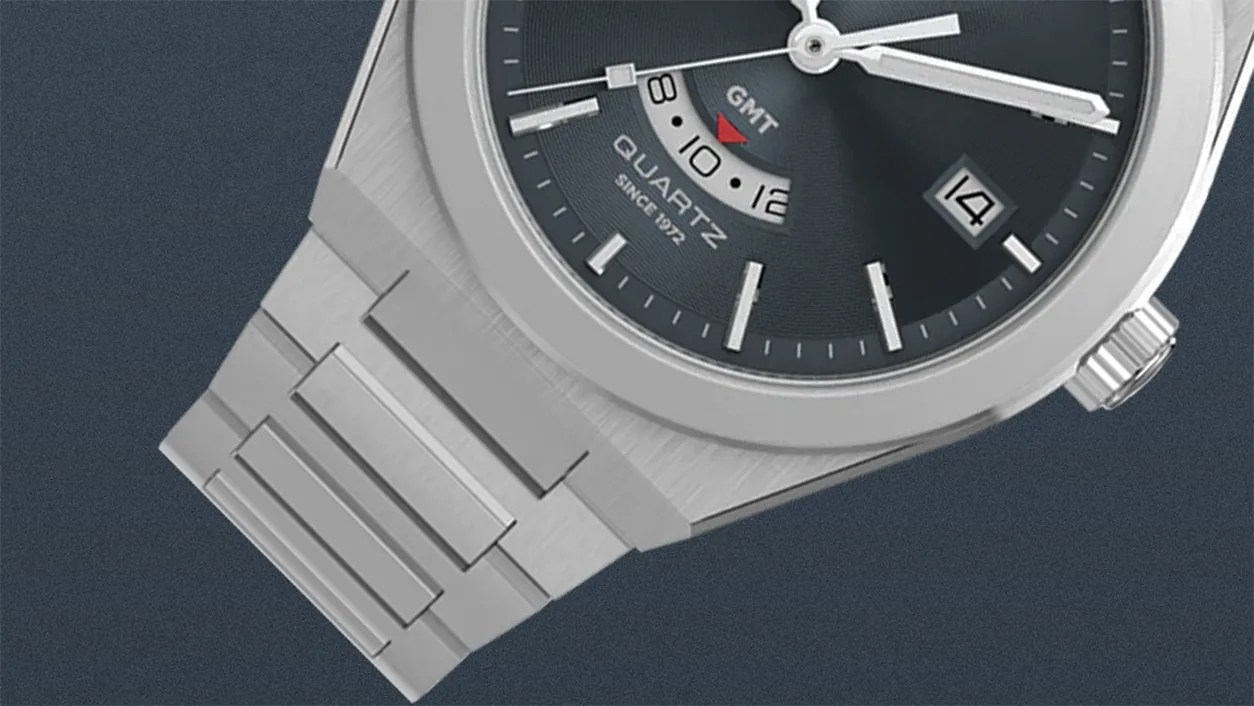 a Q Timex GMT watch
